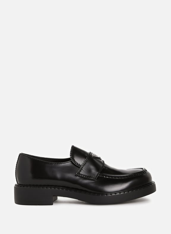 Mocassins en cuir Noir by PRADA PRADA Mocassins en cuir Noir
