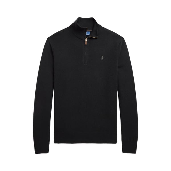 Pull col zippé en laine