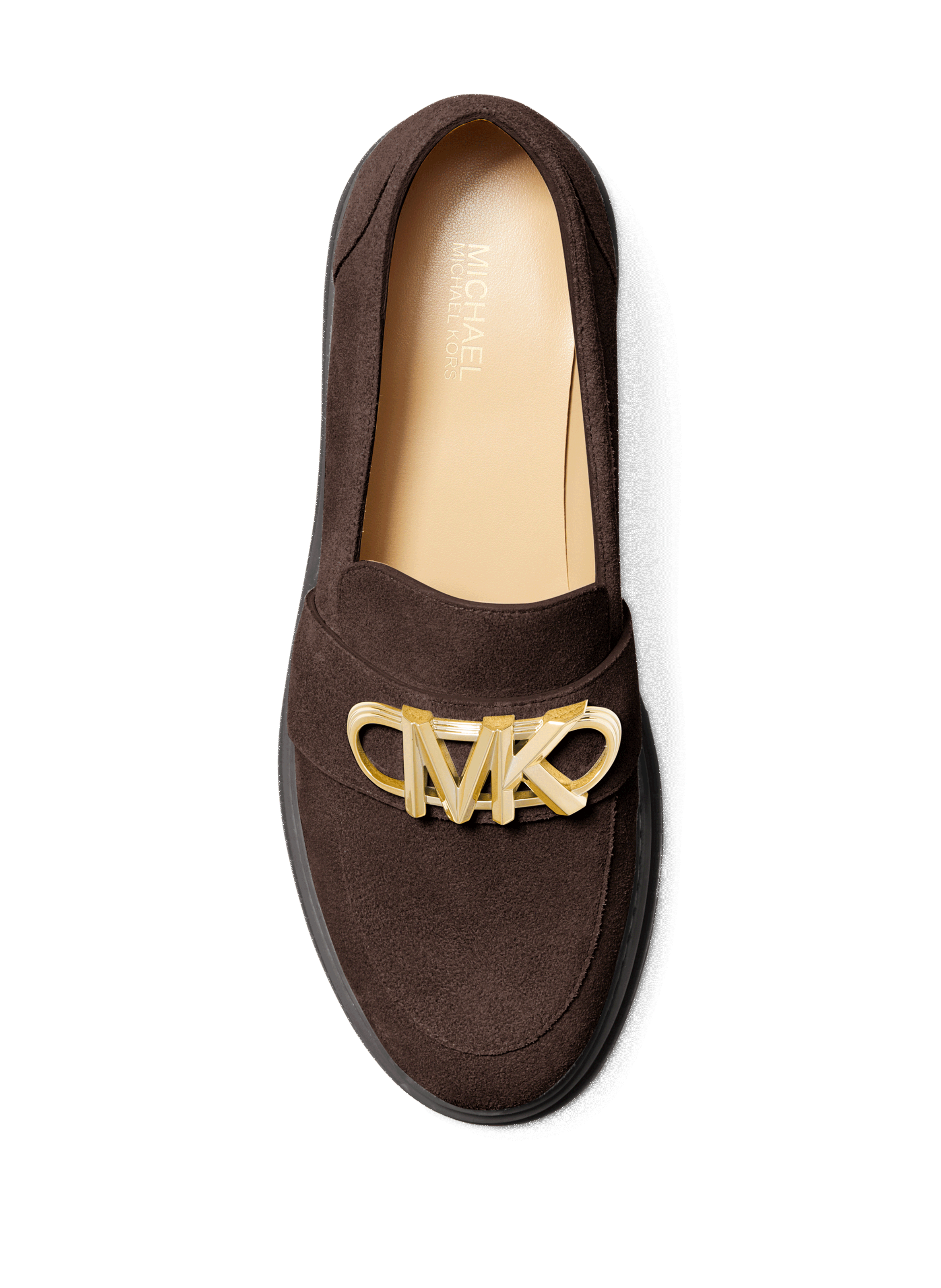 Mocassins en cuir MICHAEL KORS Marron