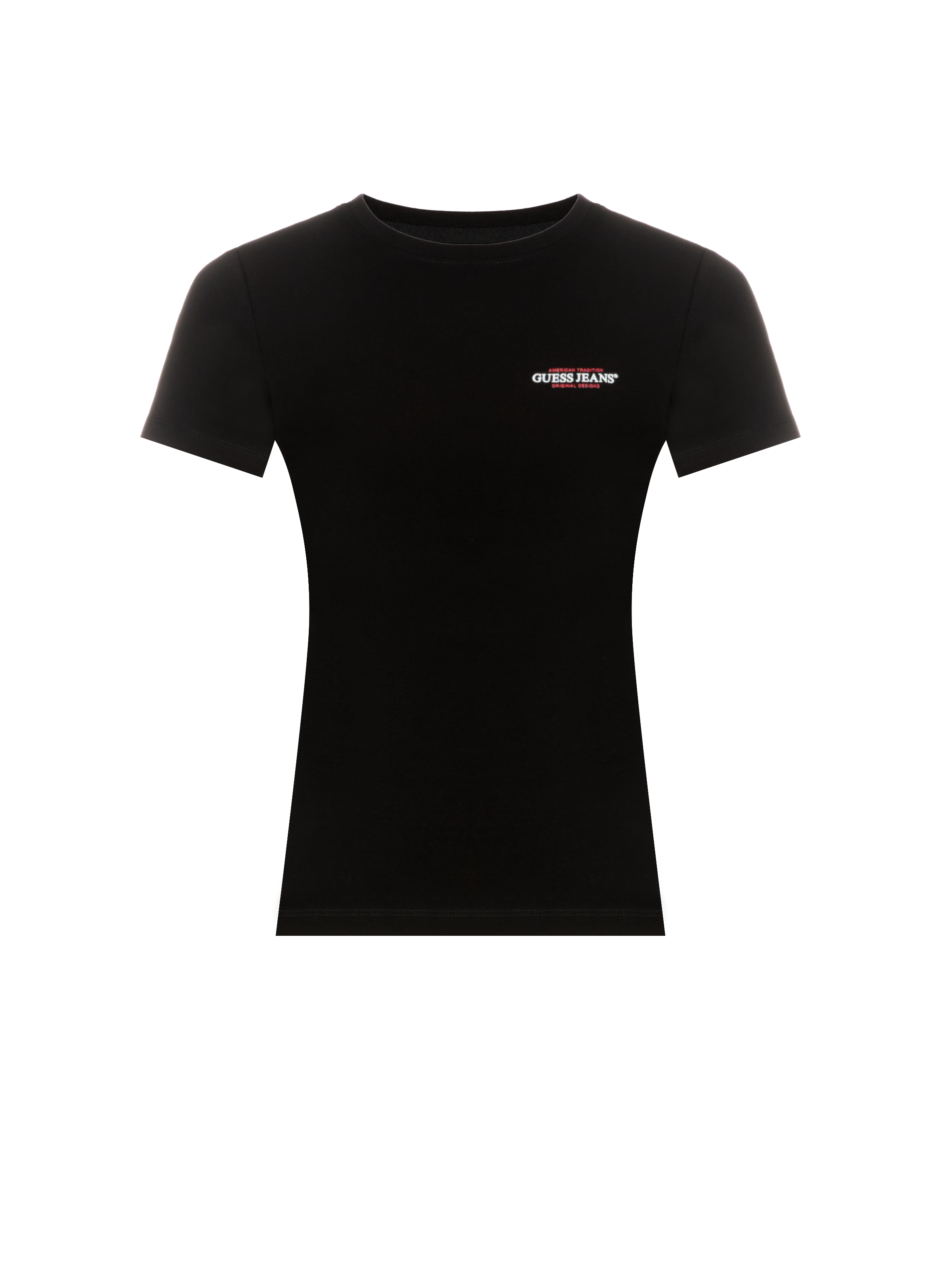 Cotton T-shirt GUESS Black