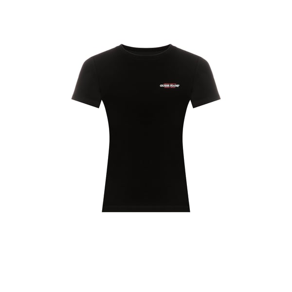 Guess Cotton T-shirt In Black