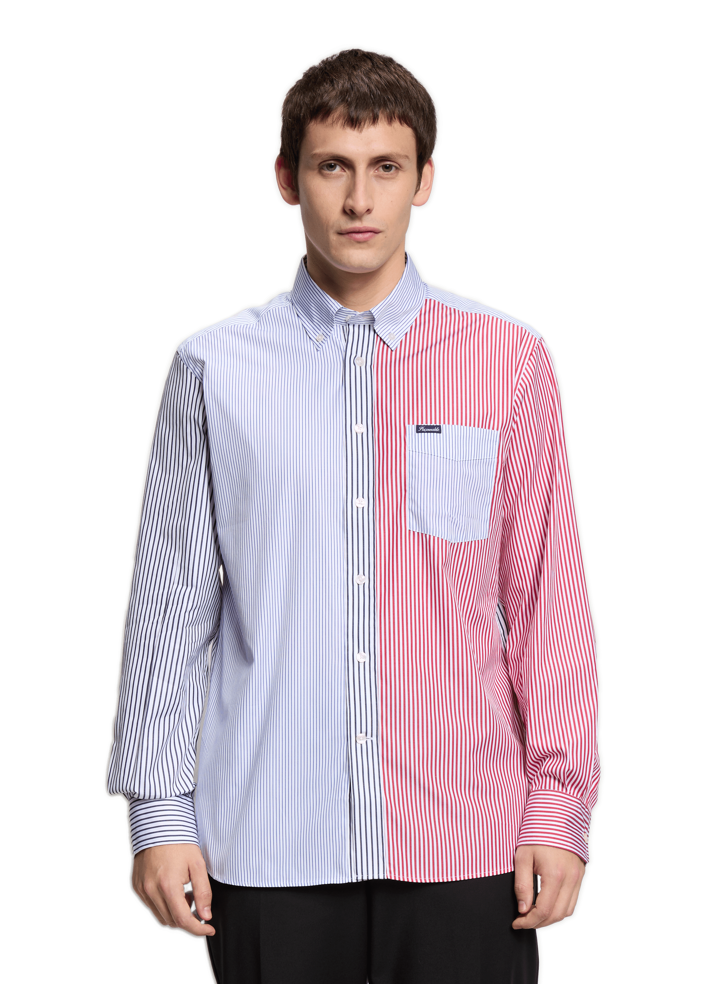 FACONNABLE Plain shirt White