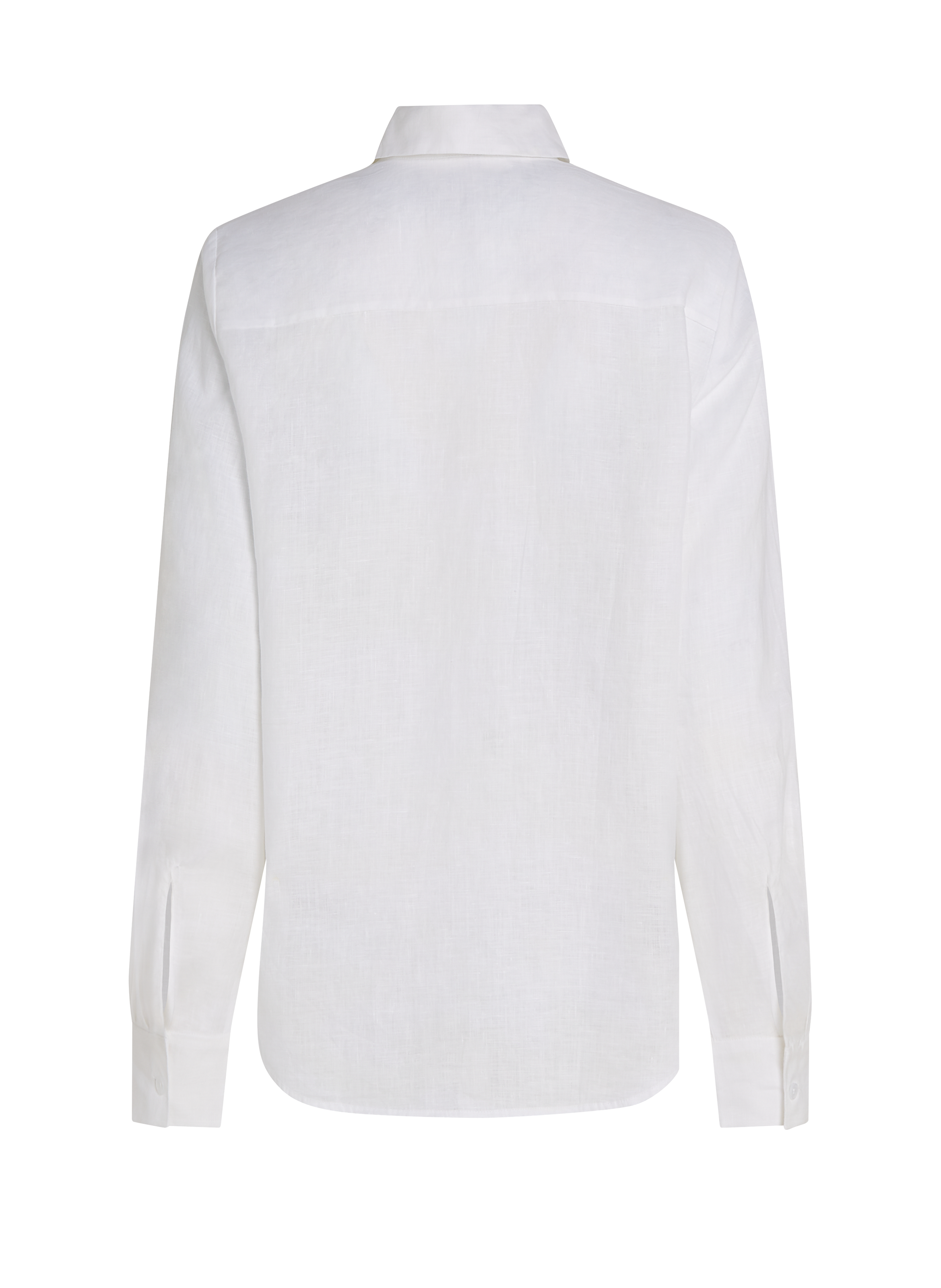 Chemise rayée en lin TOMMY HILFIGER Blanc