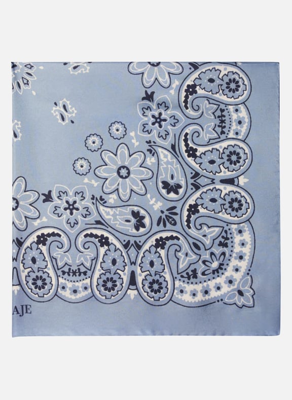 Foulard en soie Bleu by MAJE MAJE Foulard en soie Bleu