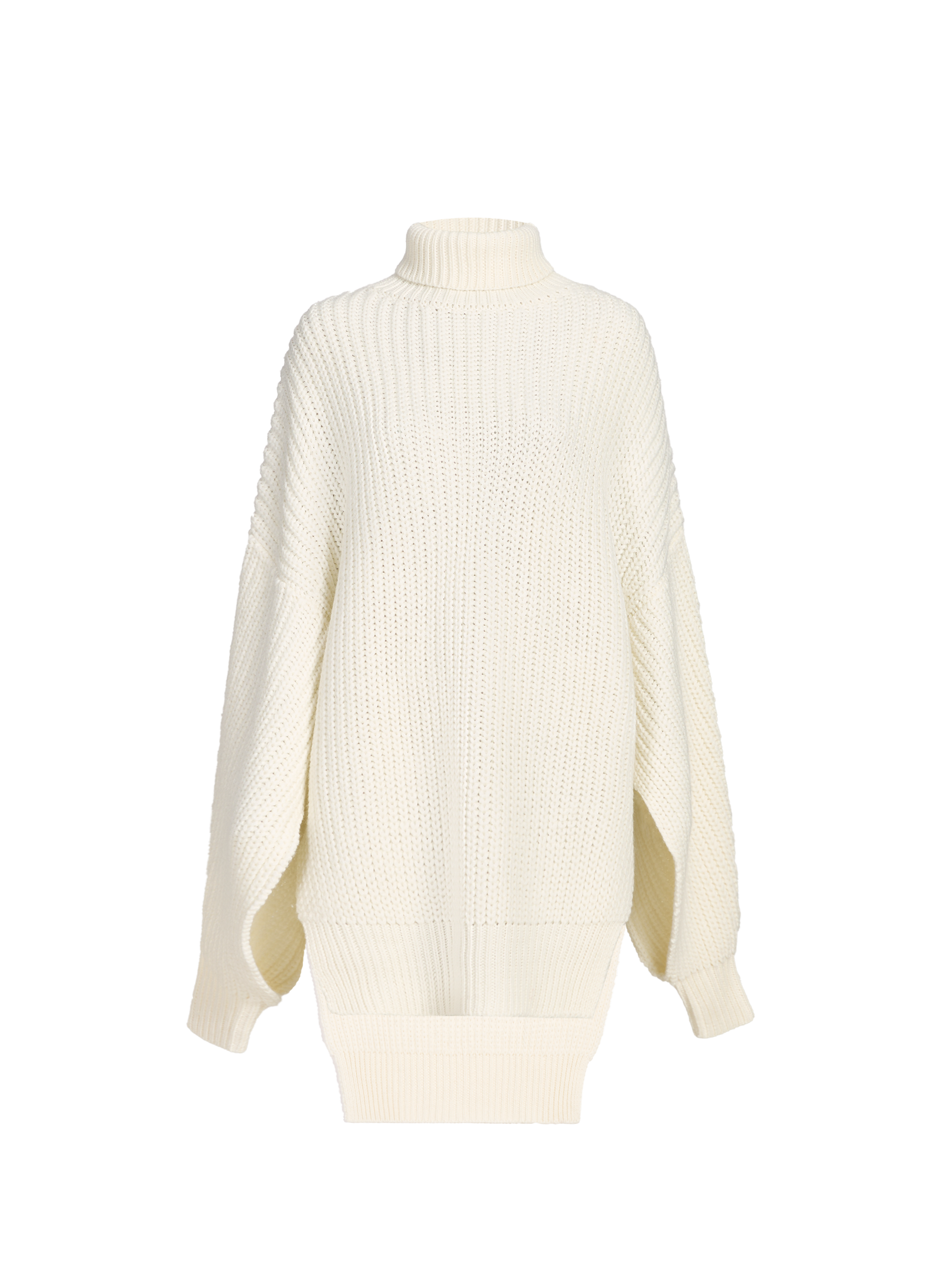 Pull ample en laine mélangée A.W.A.K.E. MODE Blanc