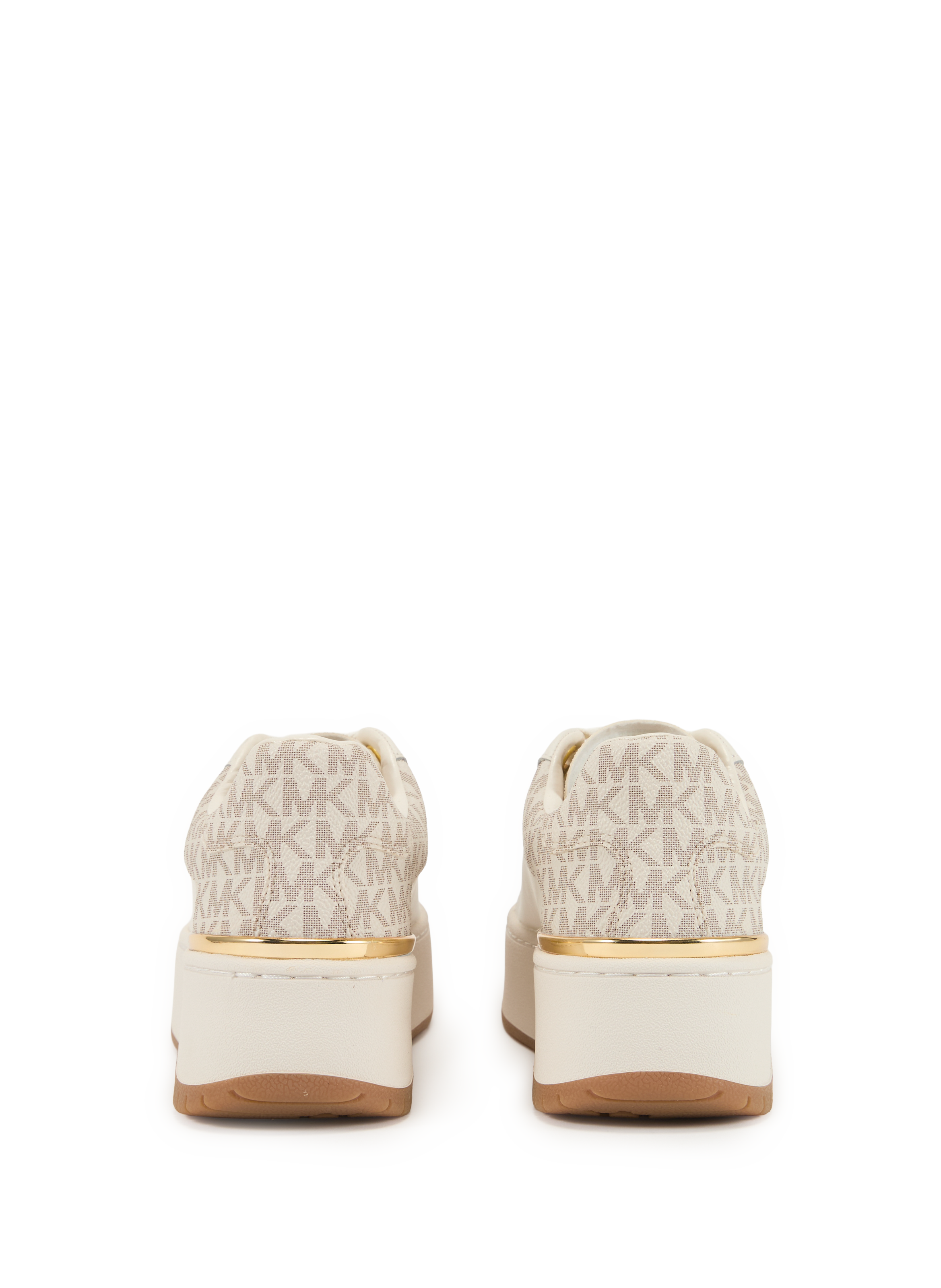 Leather platform sneakers MICHAEL KORS White