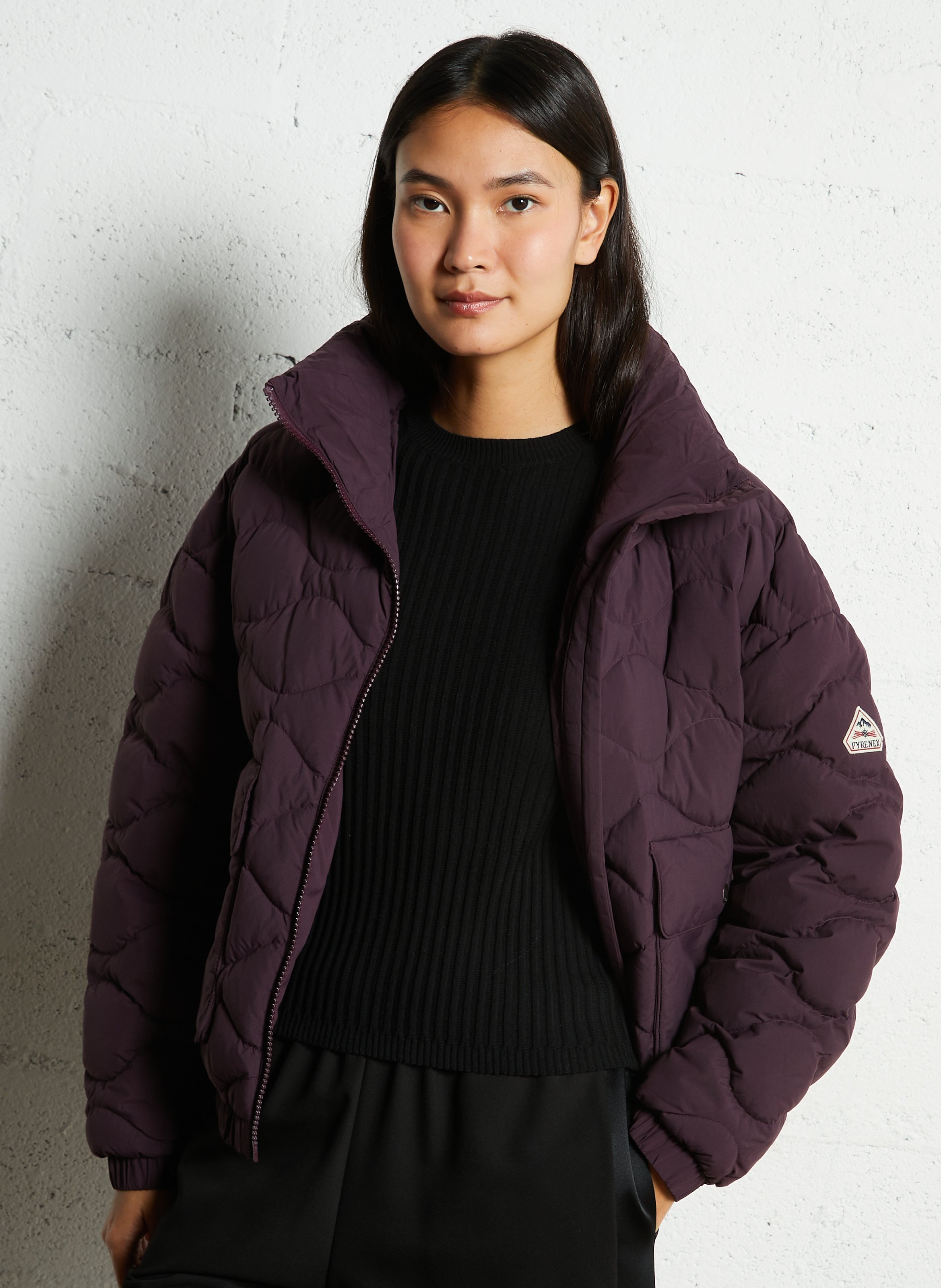 Doudoune ample matelassée unie enola PYRENEX Violet