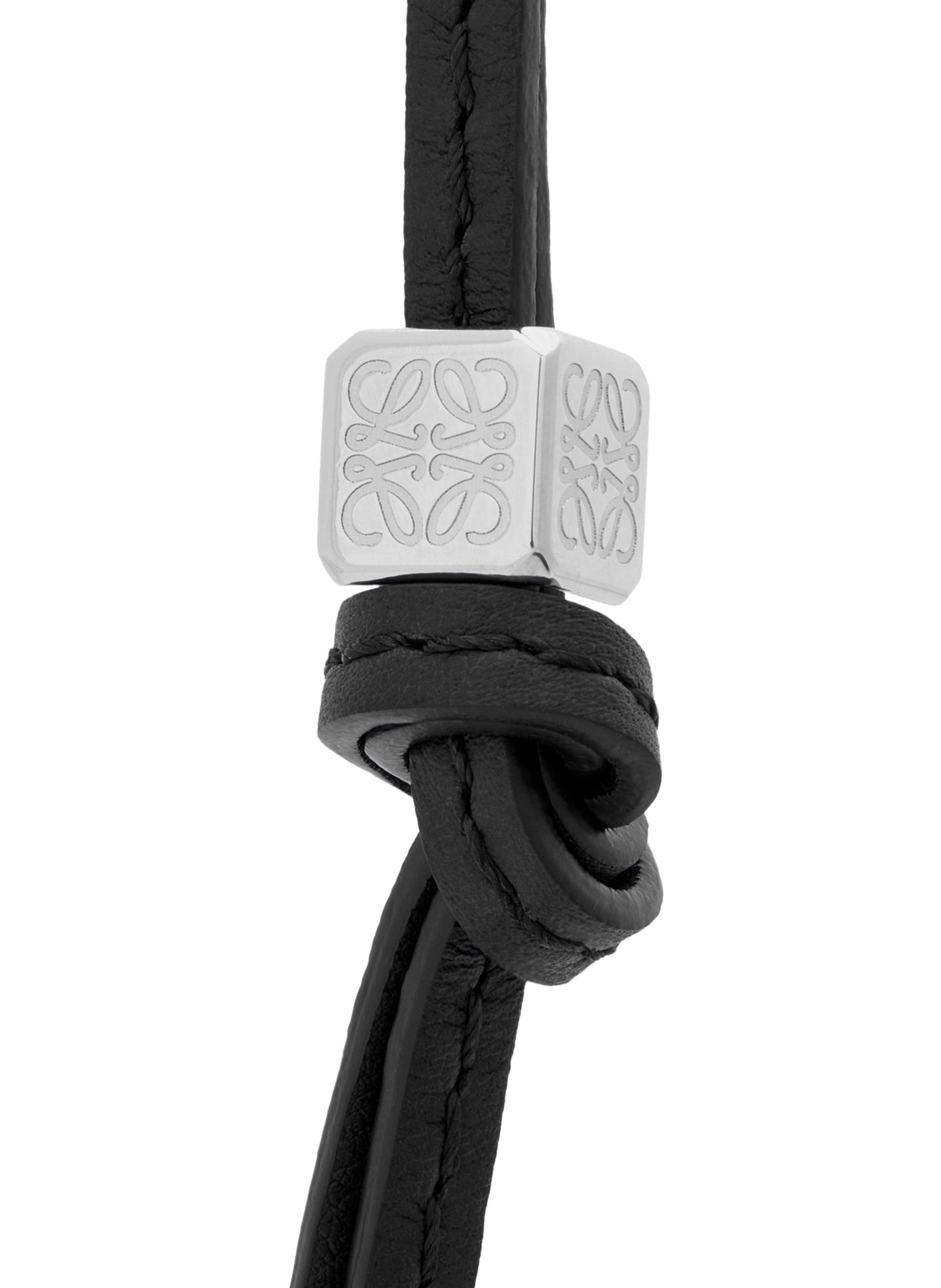 Customizable classic calf leather strap LOEWE Black