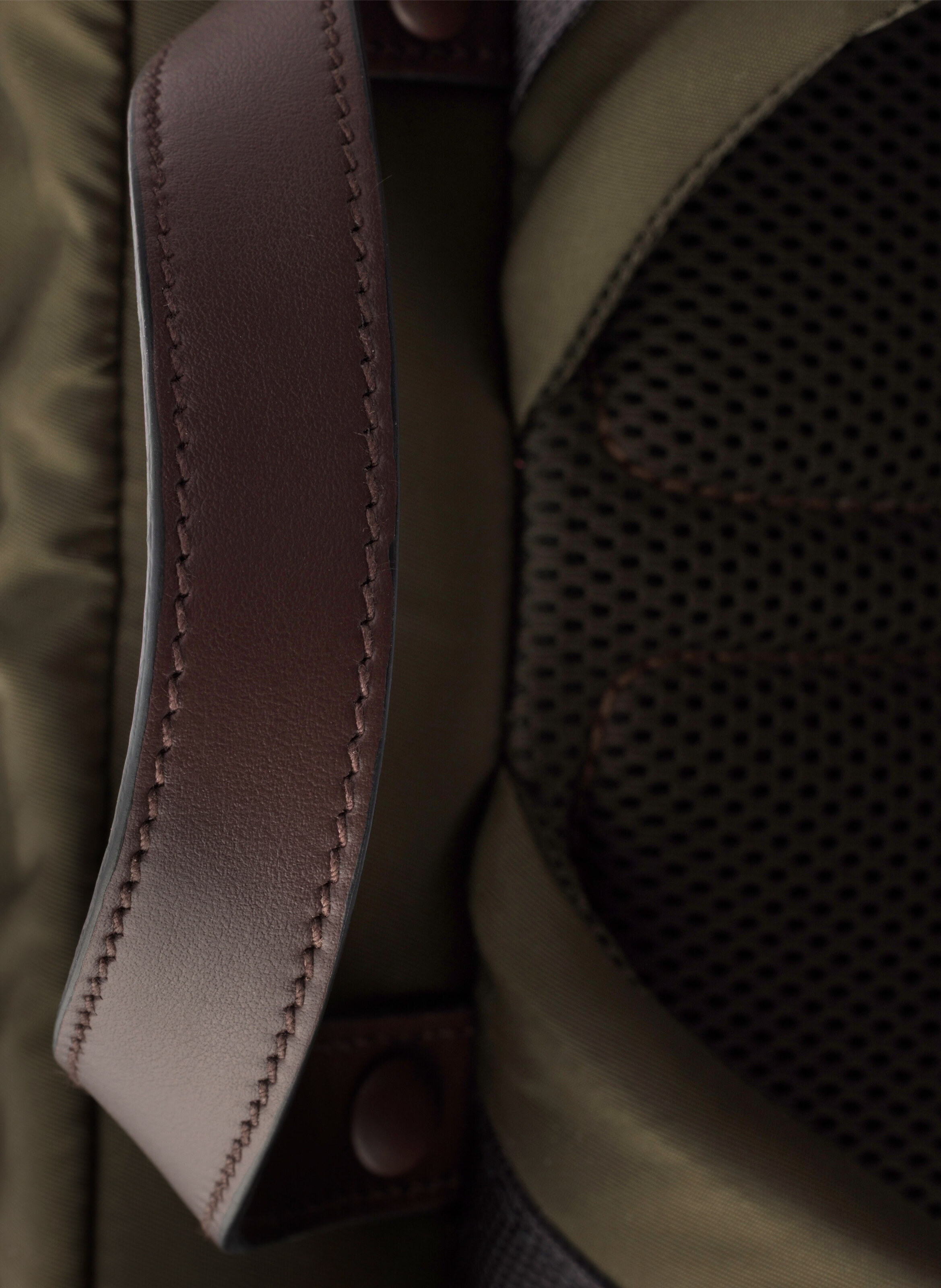 Sac à dos prada speedrock en re-nylon et cuir PRADA Vert