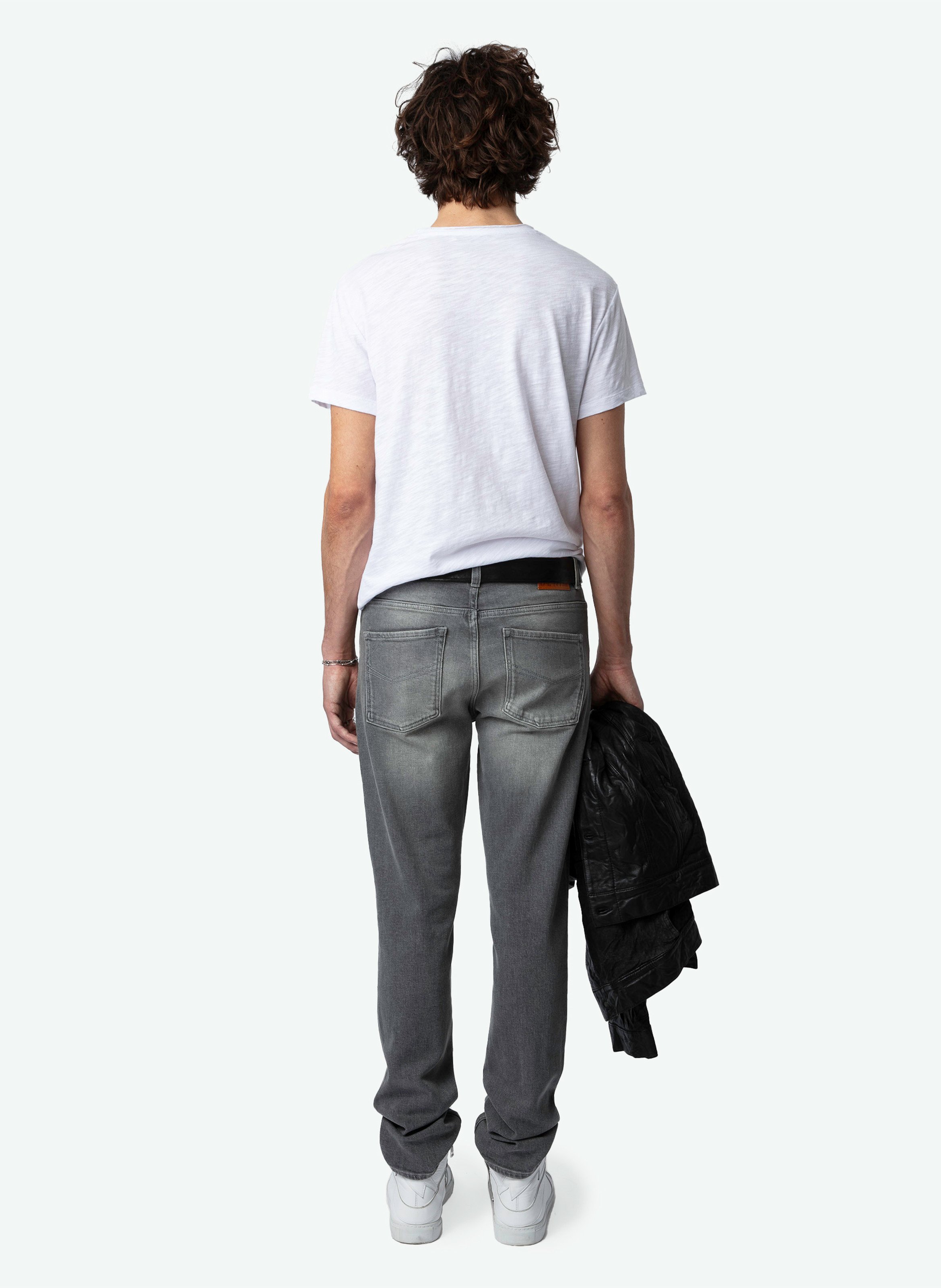 Tee-shirt imprimé en coton bio toby ZADIG&VOLTAIRE Blanc