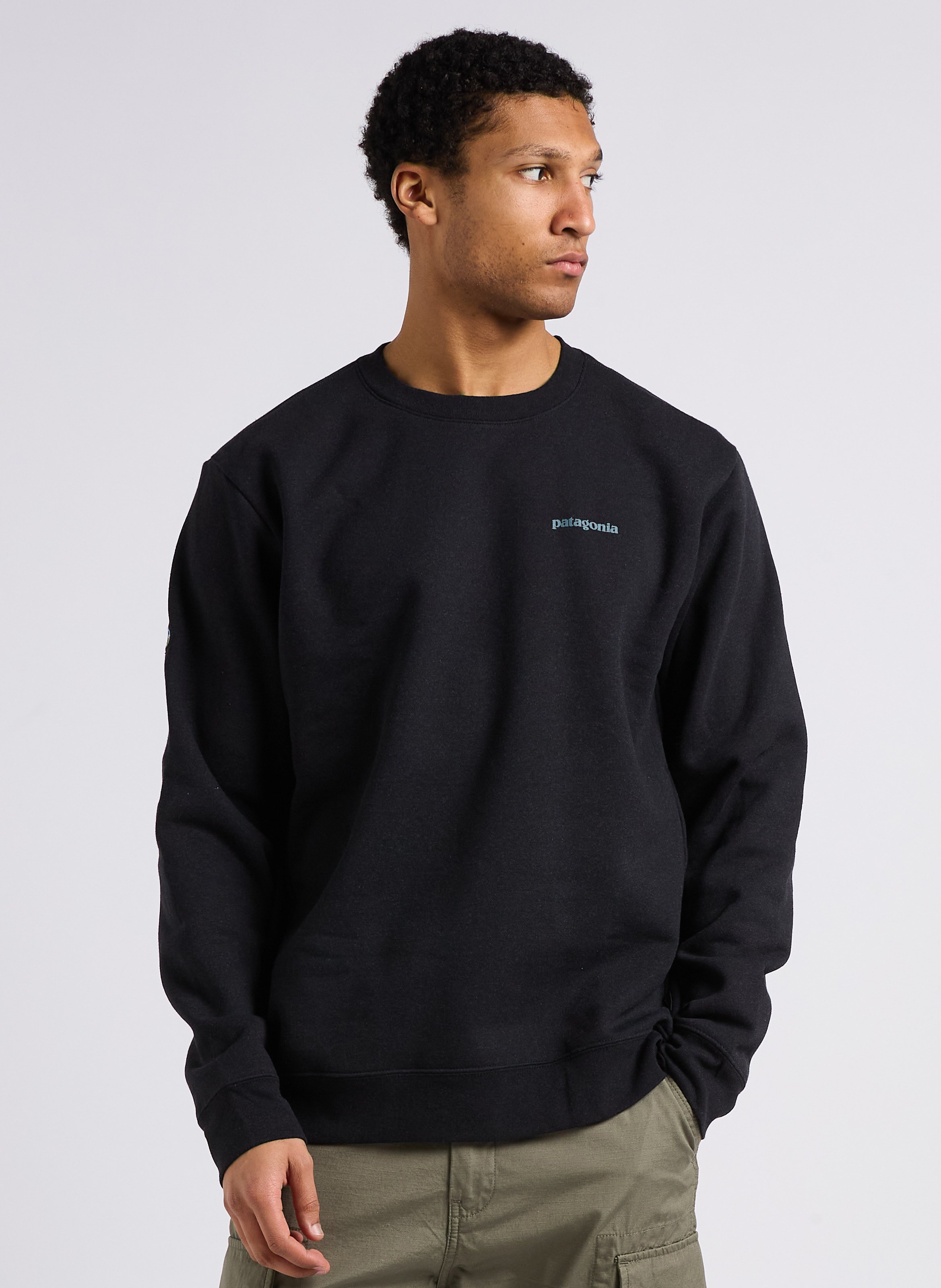 Sweat col rond PATAGONIA Noir