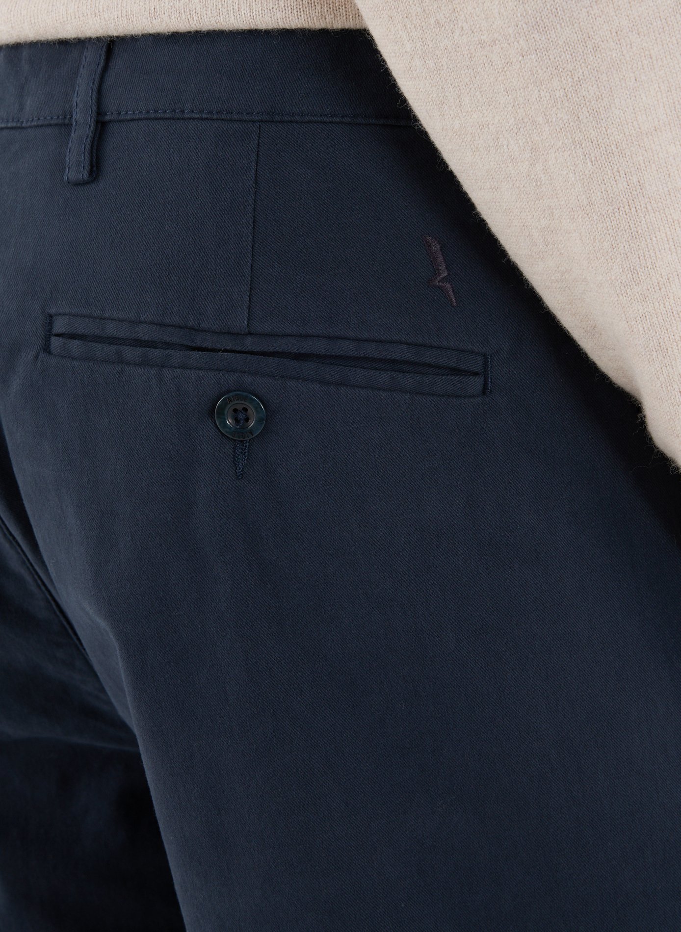 Pantalon slim en coton mélangé AIGLE Bleu