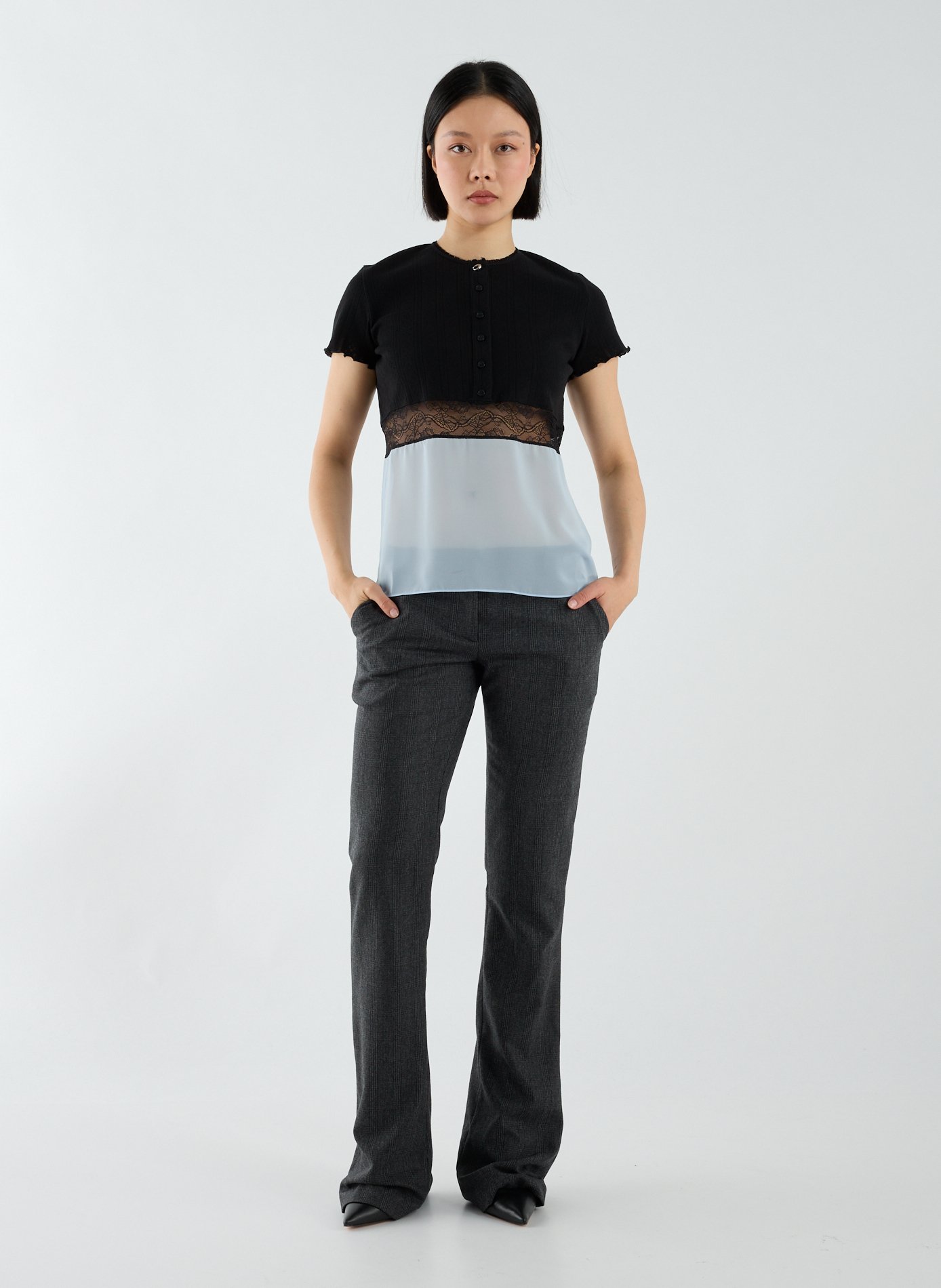 Levi?s® x Deepika cotton bi-material top COPERNI Multicolour