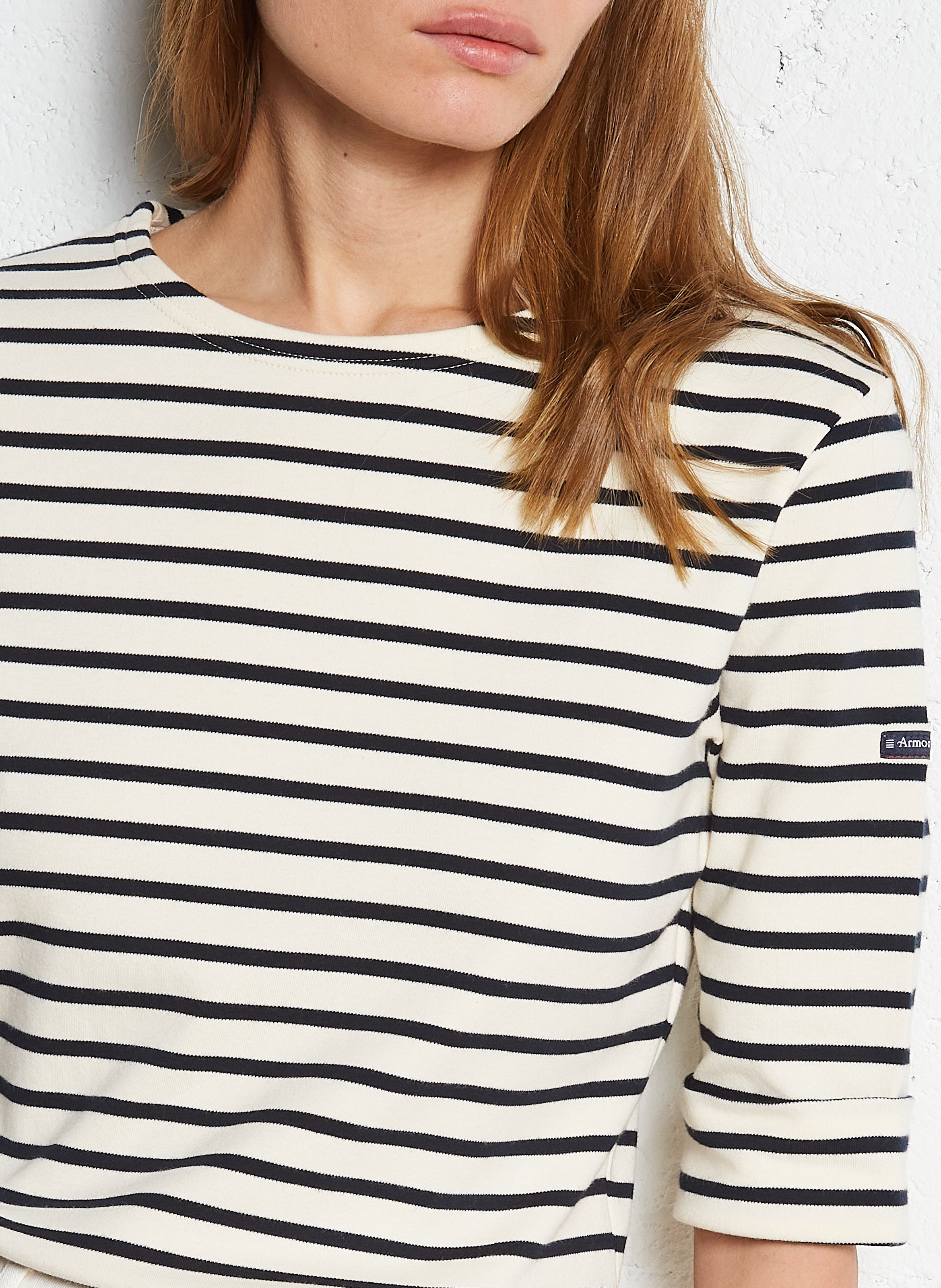 Marinière col bateau en coton épais cancale ARMOR-LUX Multicolore