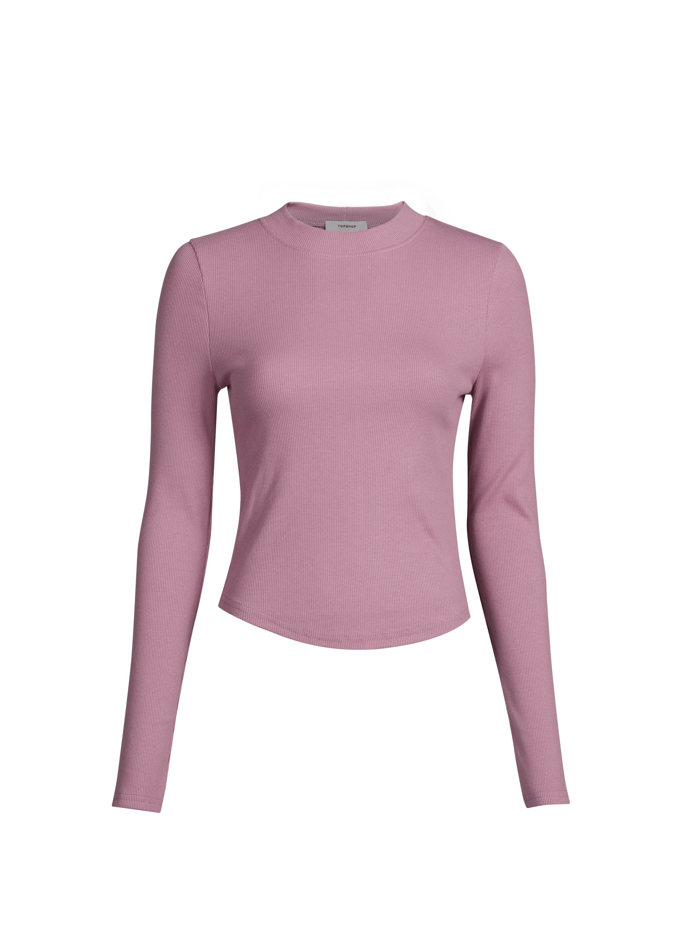 Top in cotton TOPSHOP Pink