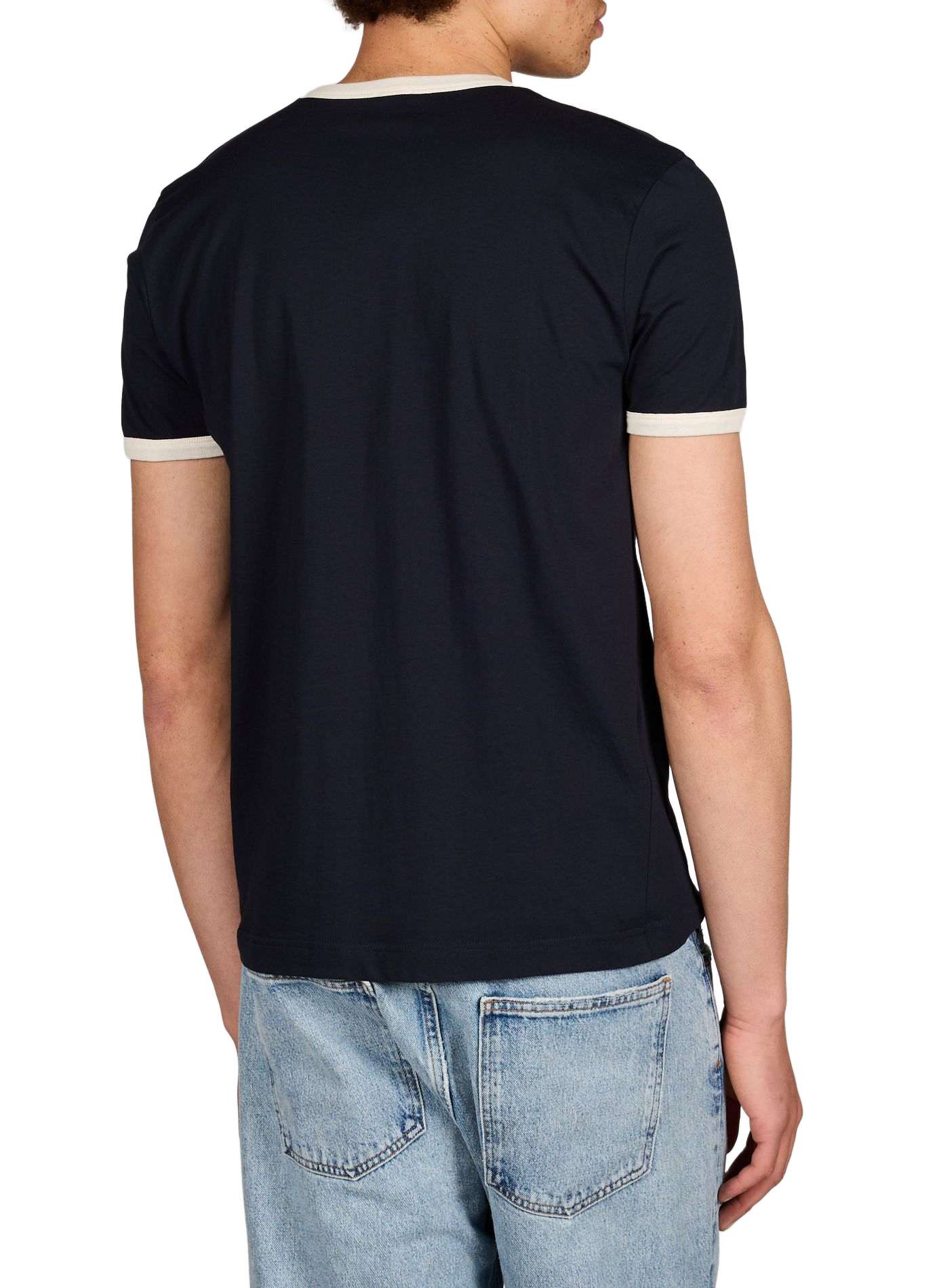 Classic Cotton T-Shirt AU PRINTEMPS PARIS Blue