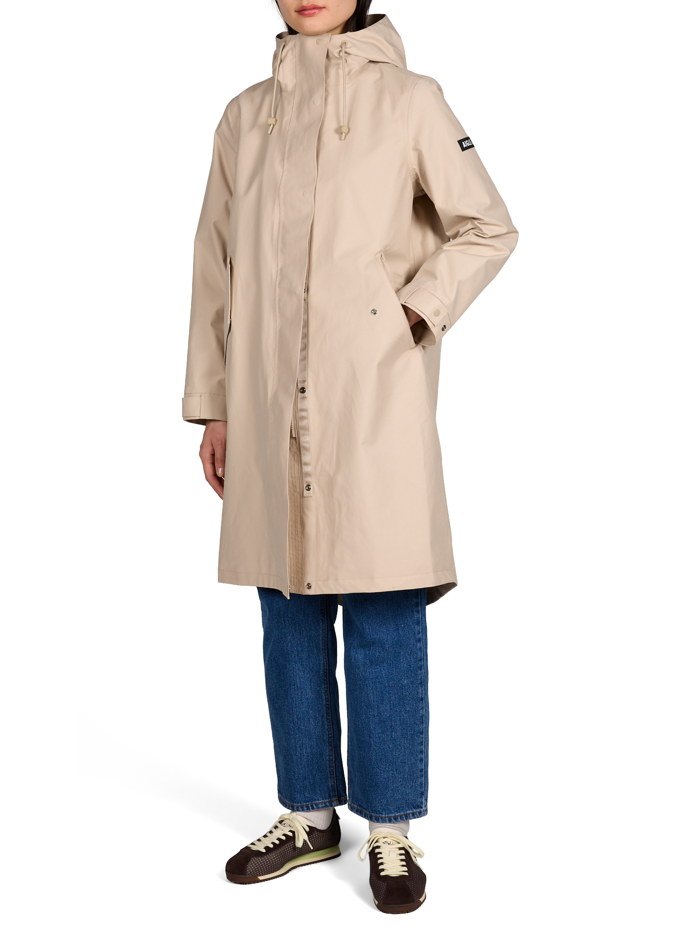 Parka Fishtail imperméable AIGLE Beige