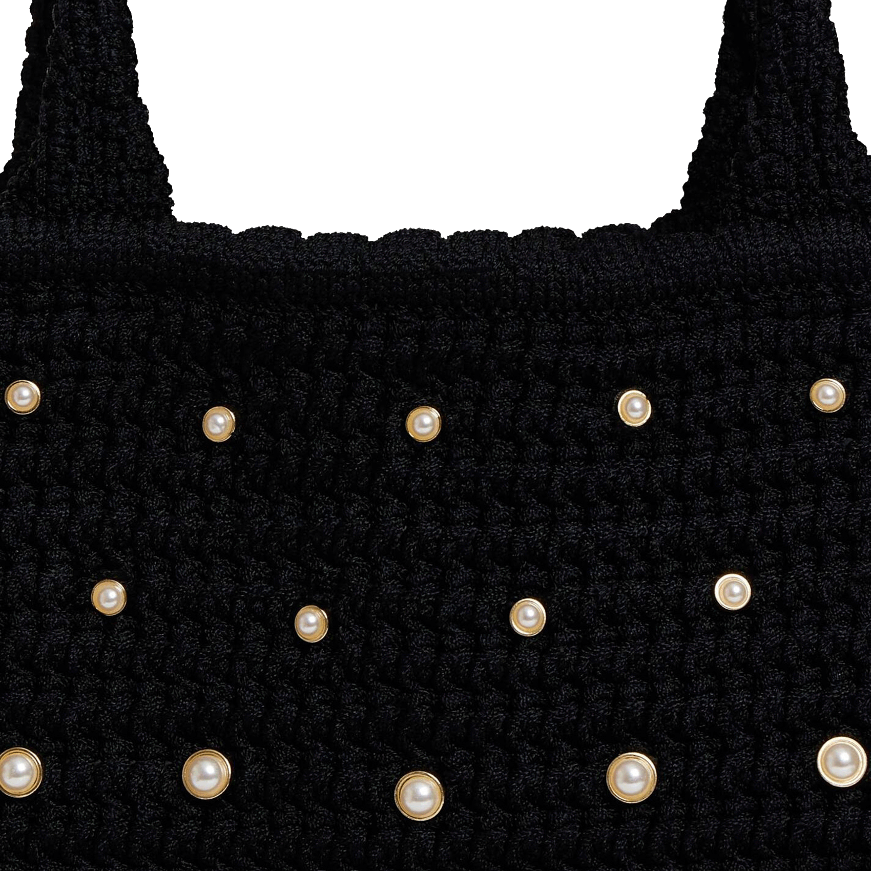 Sac en maille porté main SANDRO Noir