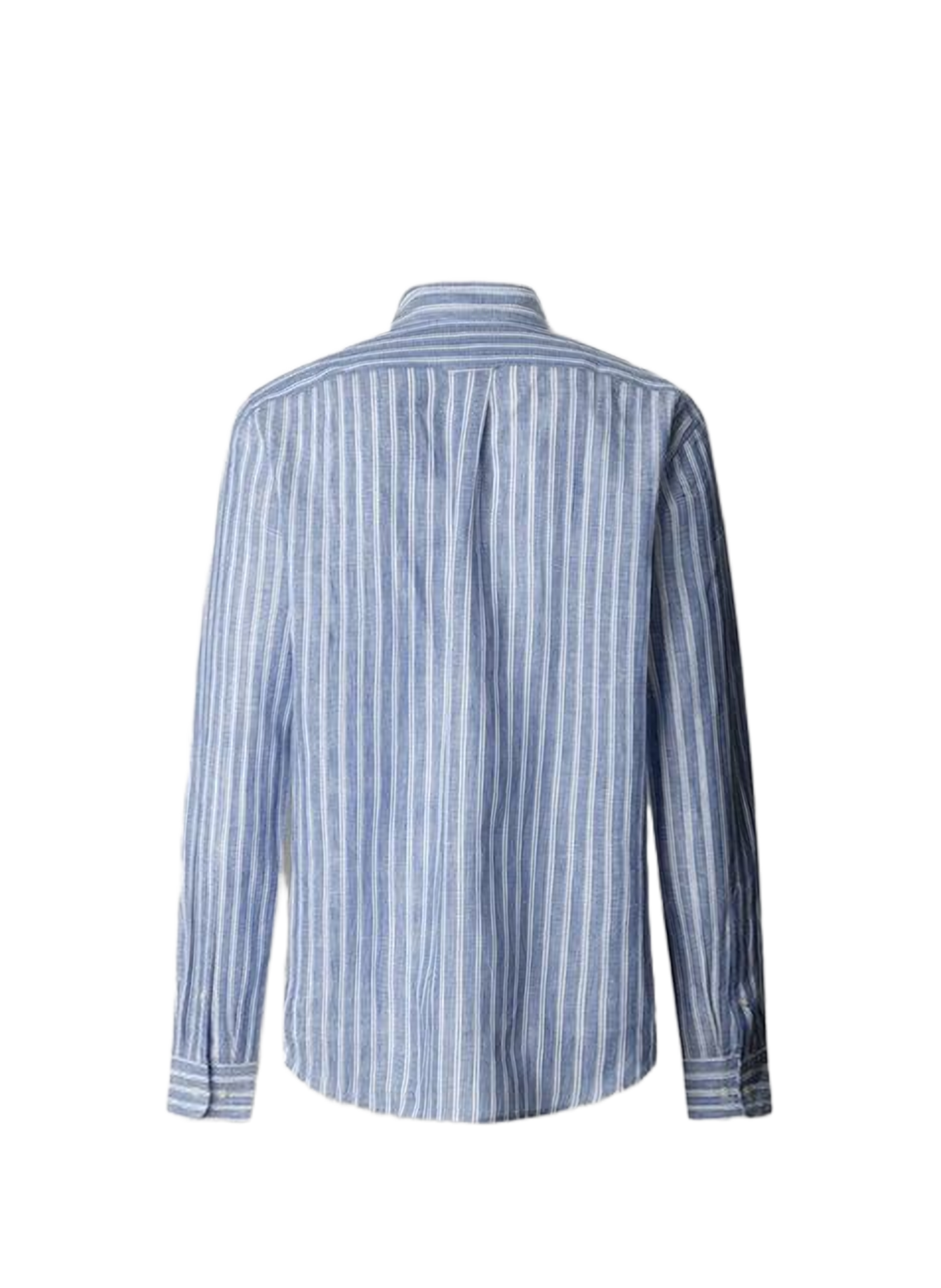 Striped linen shirt FACONNABLE Blue