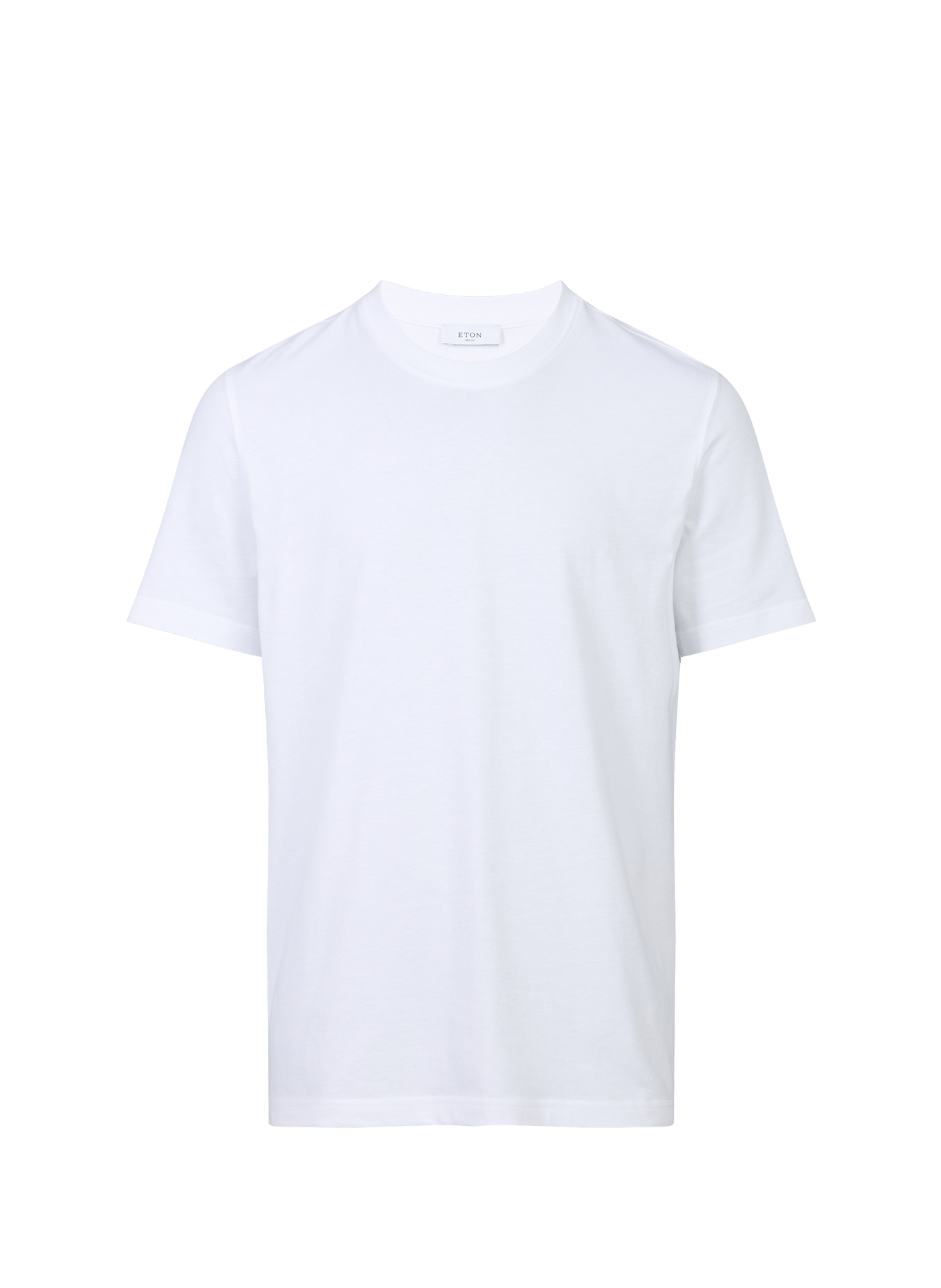 Effen T-shirt met rechte pasvorm ETON Wit