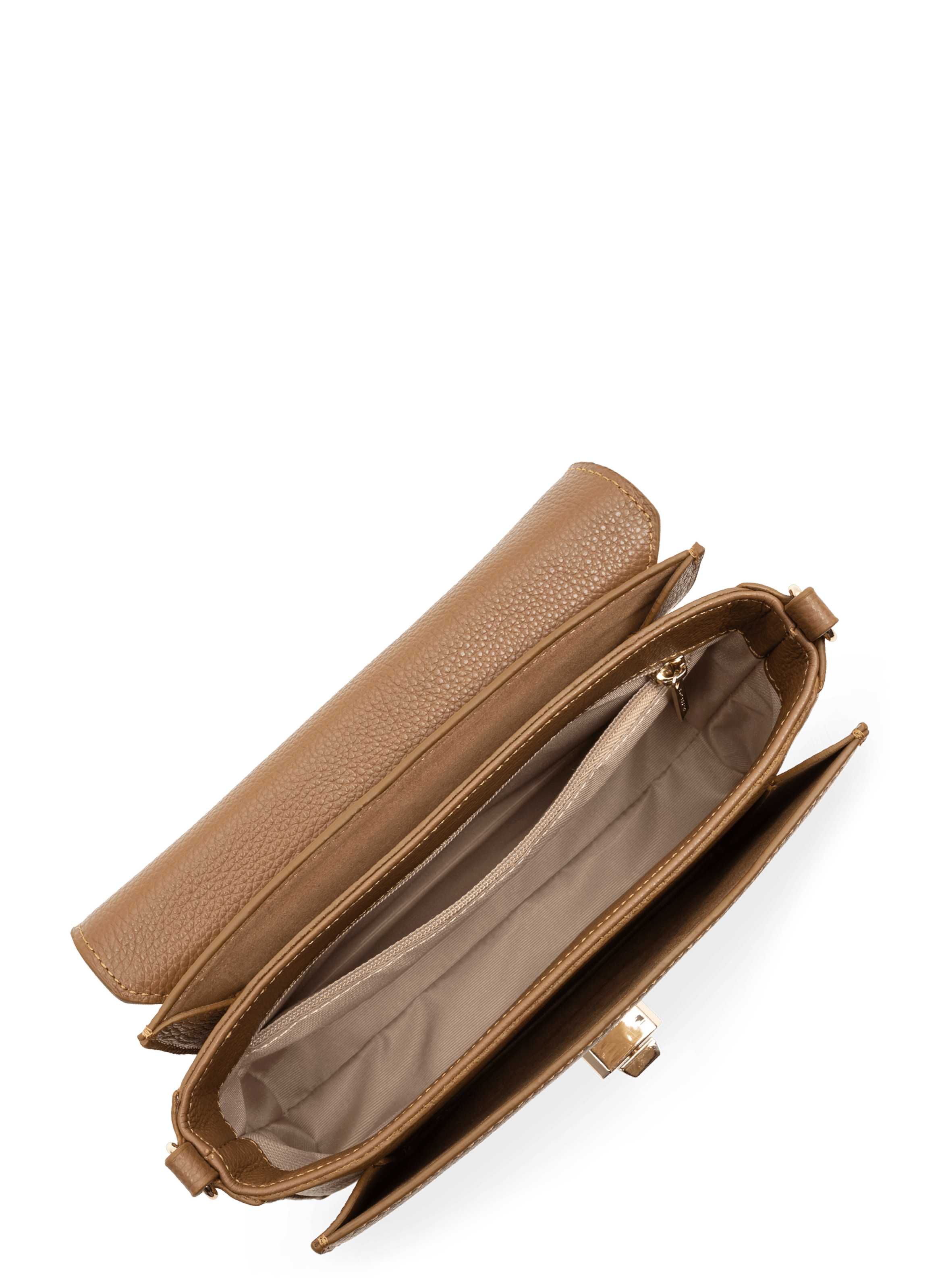 Crossbody bag - milano cosmos LANCASTER Brown
