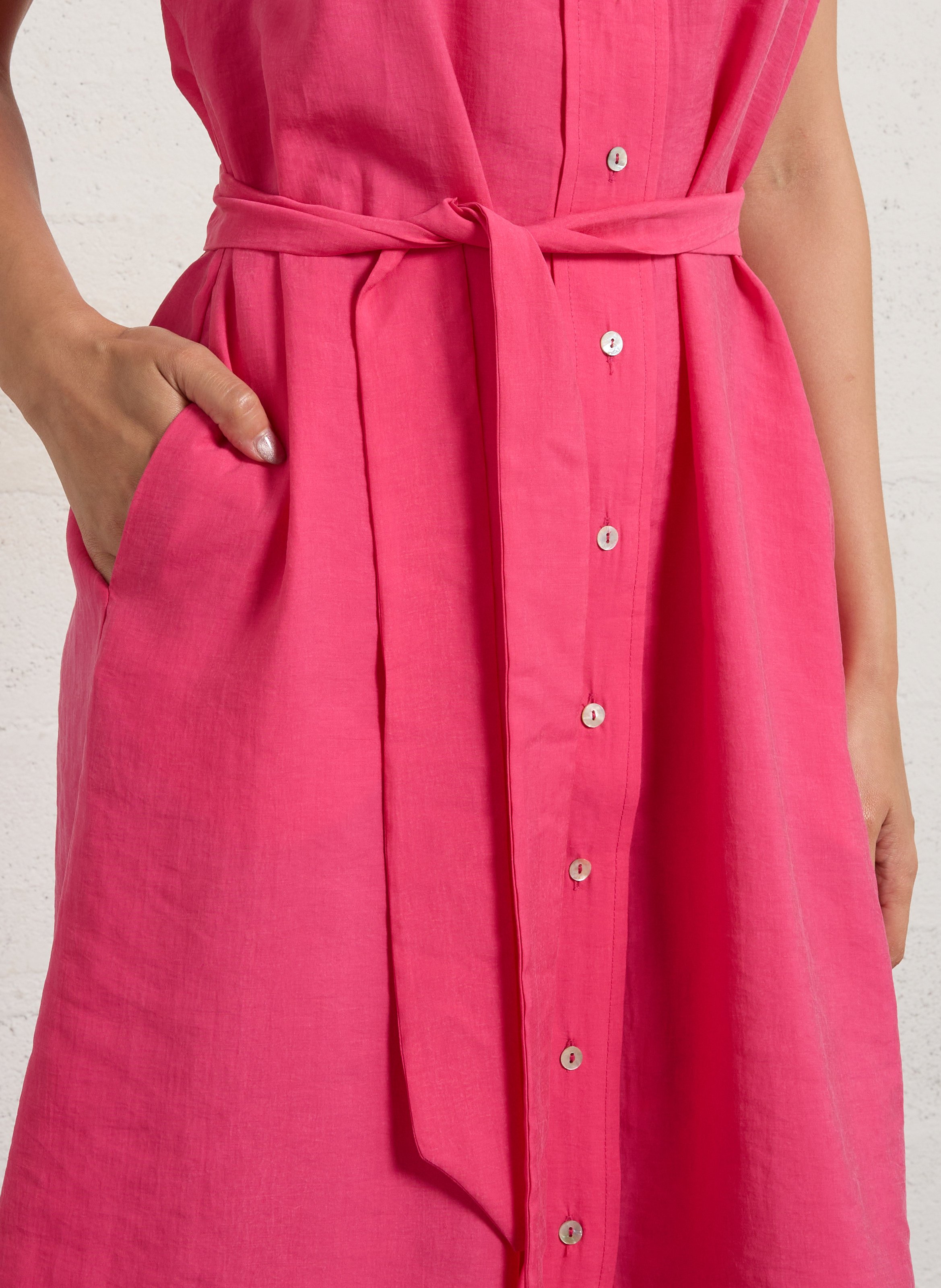 Robe chemise longue ample nayaa MAISON 123 Rose