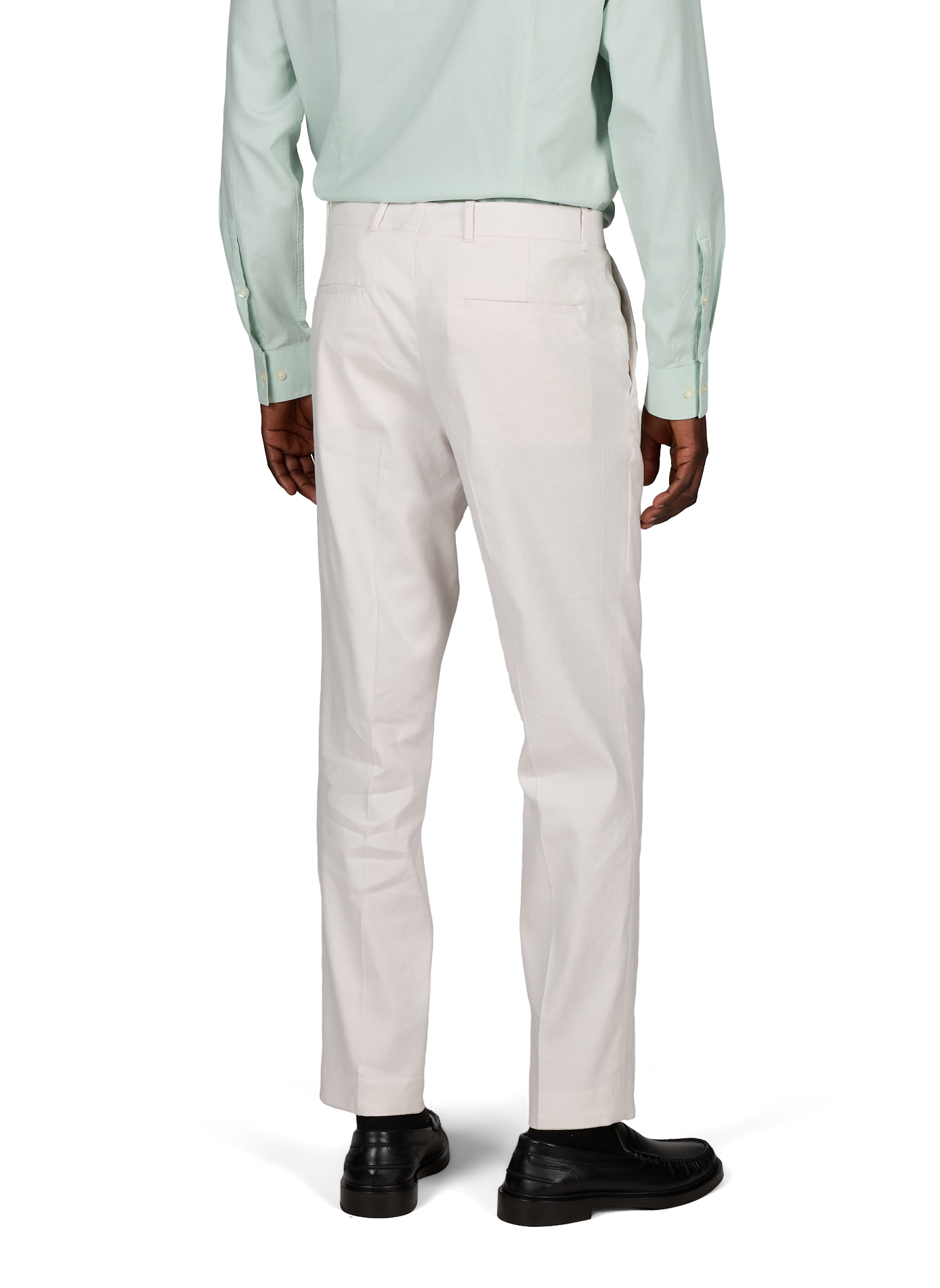 Slim trousers with sharp pleats CALVIN KLEIN Beige