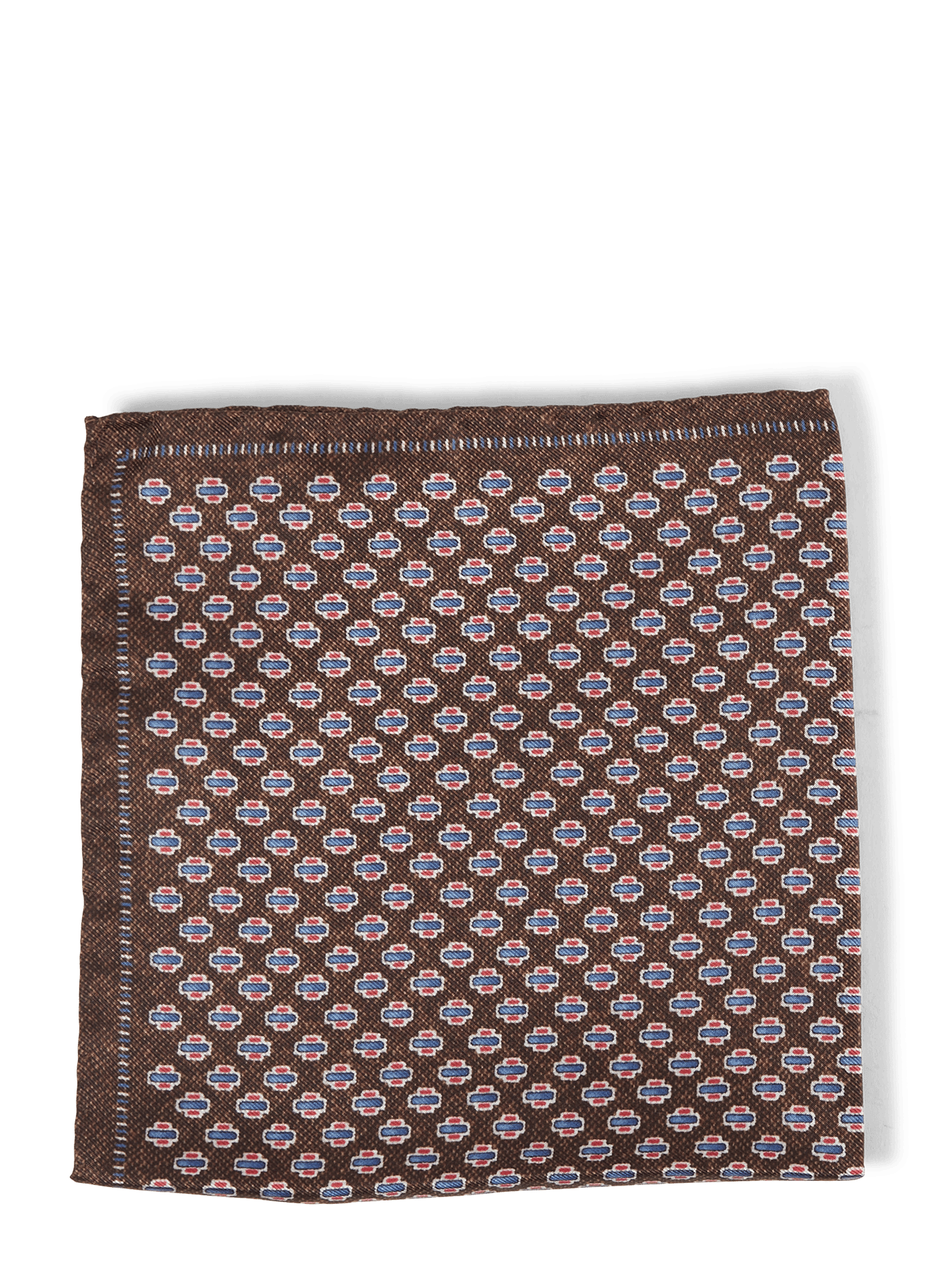 Silk pocket square AU PRINTEMPS PARIS Multicolour