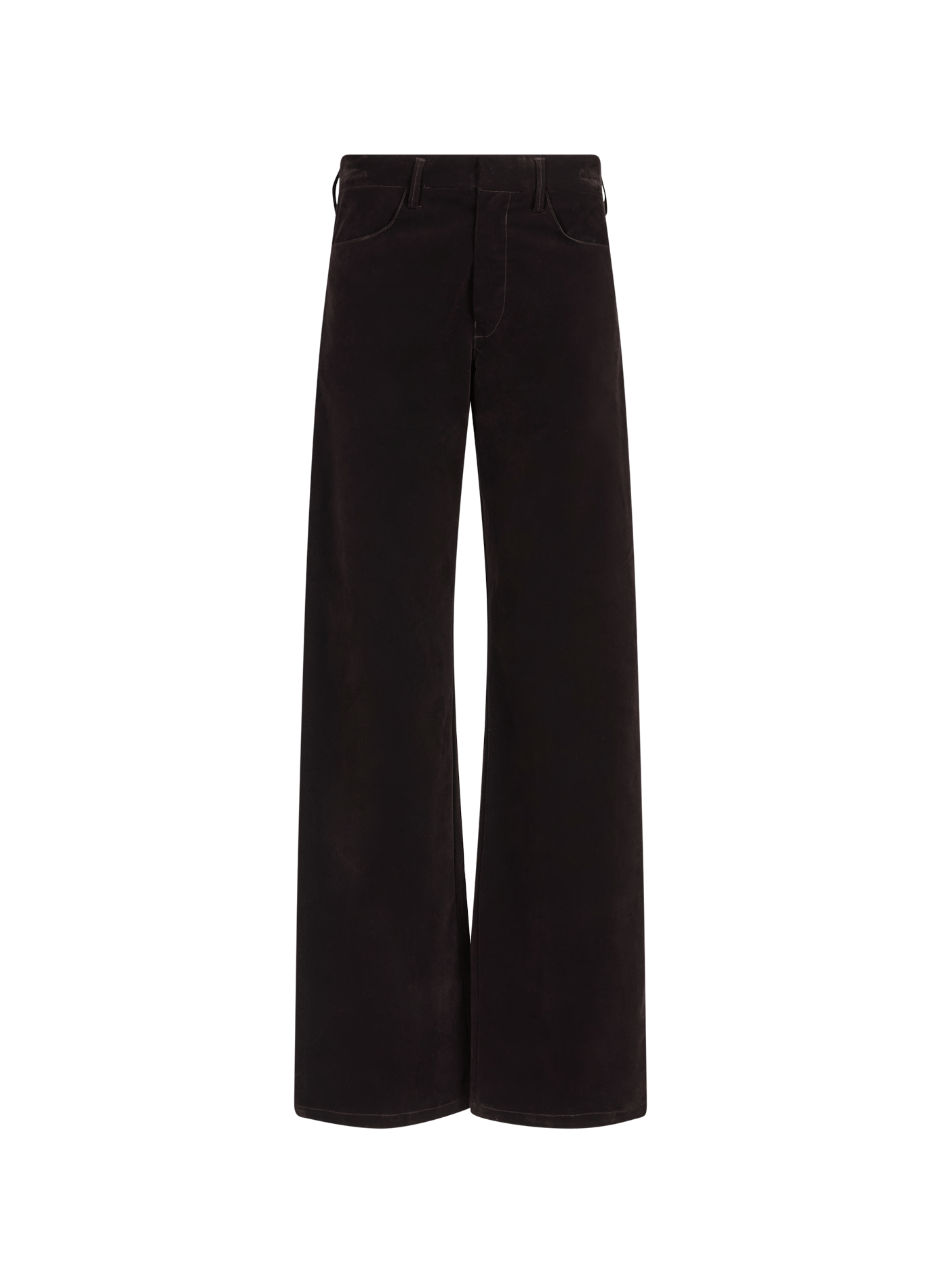 Plain Corduroy Wide-Leg Jeans OMAR AFRIDI Purple