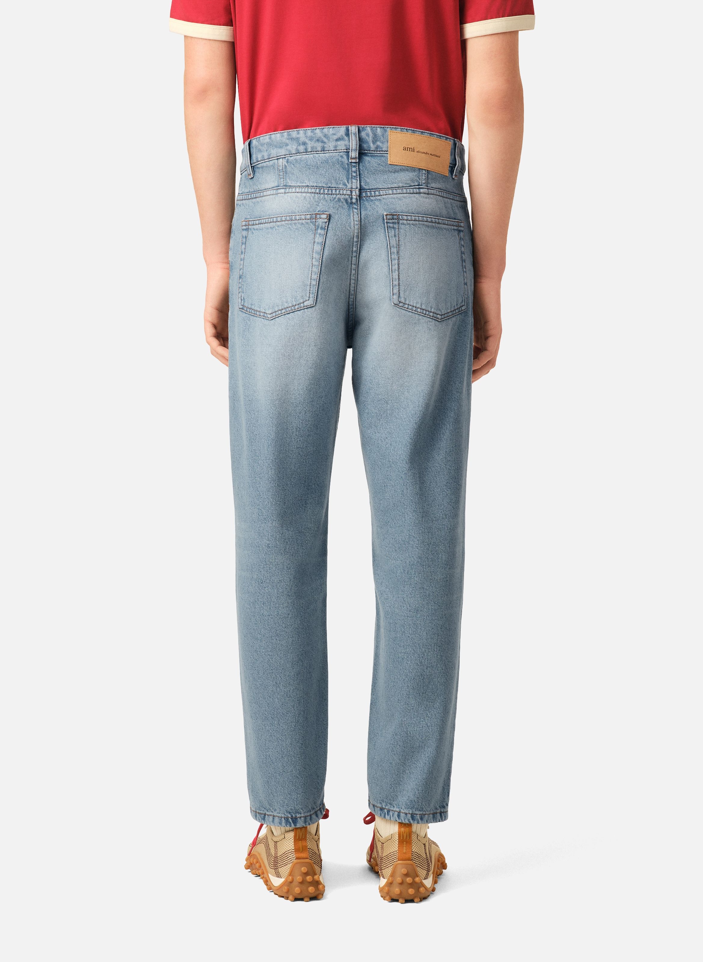 Jean coupe tapered AMI PARIS Bleu