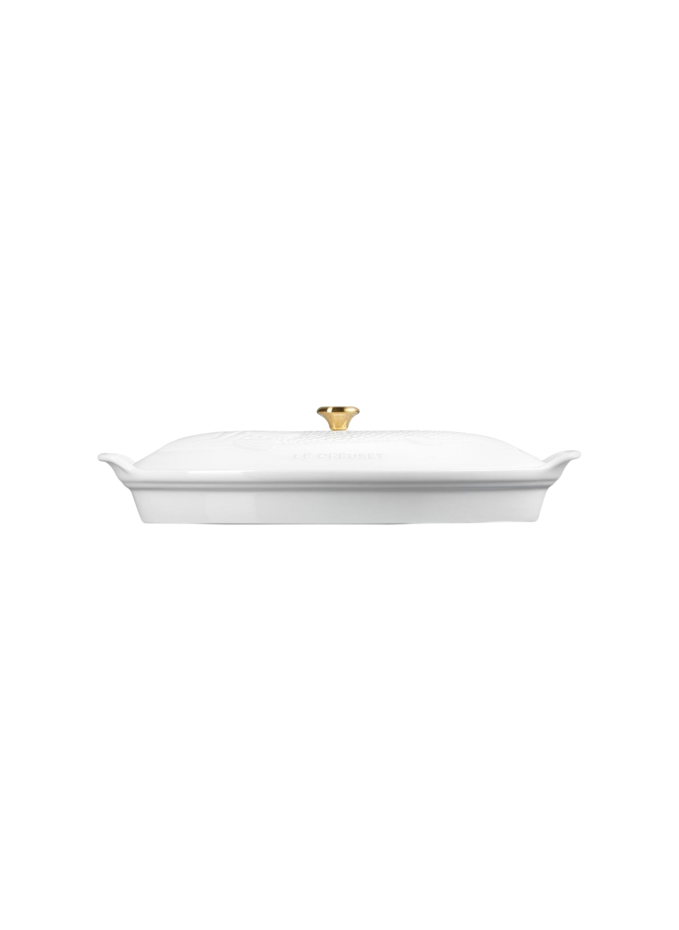 Fischplatte Erbe aus Keramik LE CREUSET Weiss