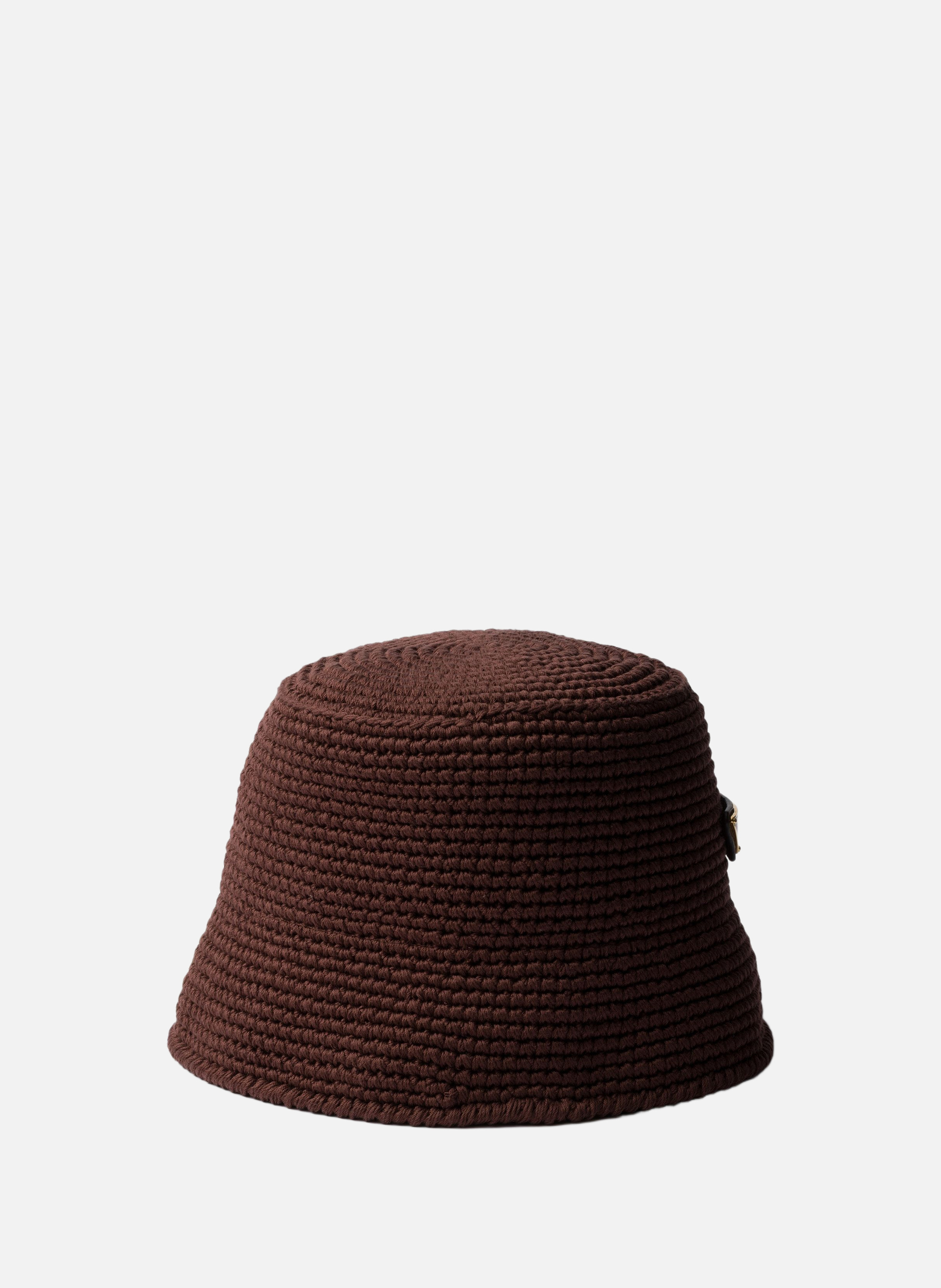 Bob en crochet PRADA Marron