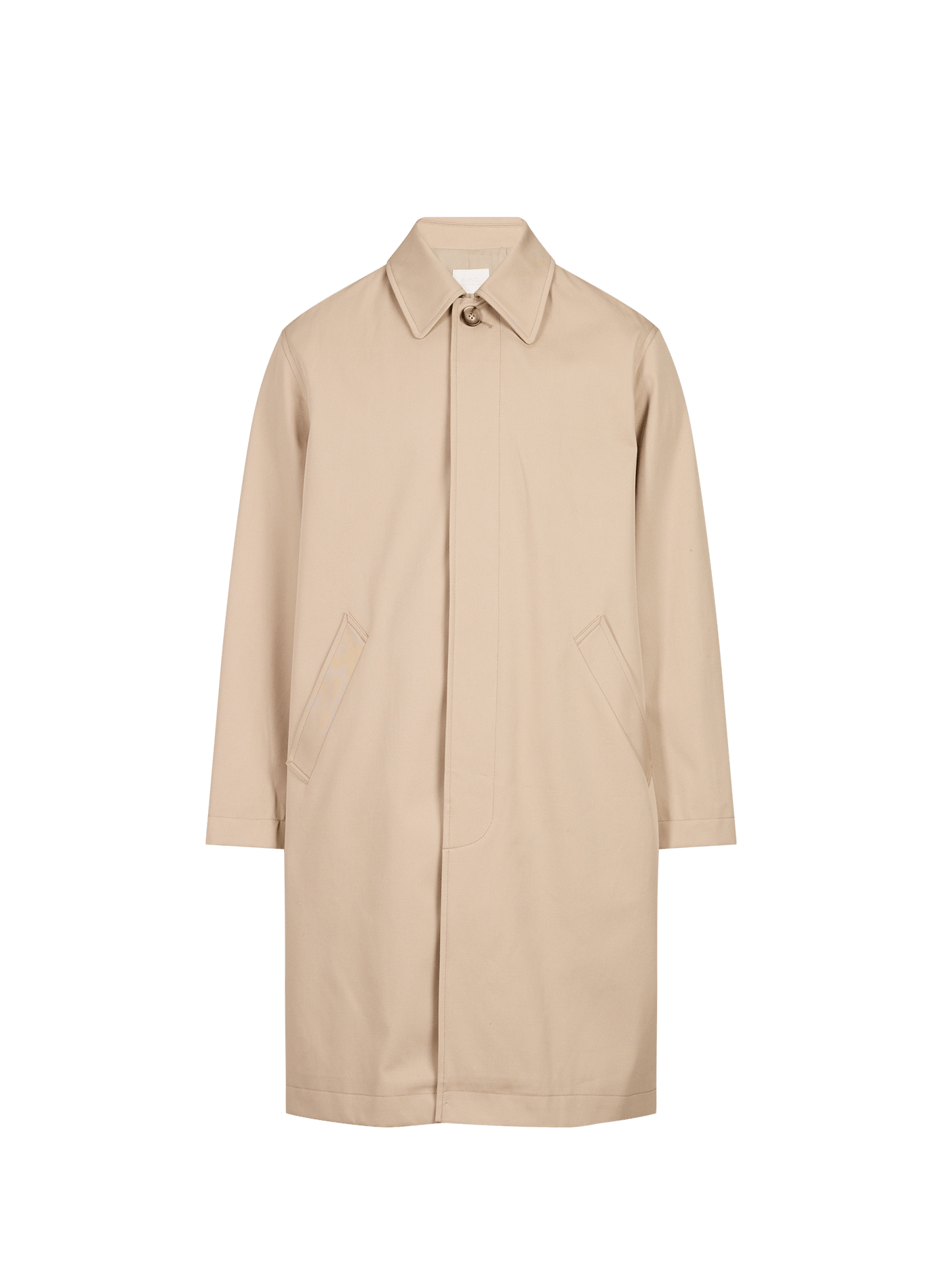 Oversized classic collar cotton trench coat A.P.C. Beige