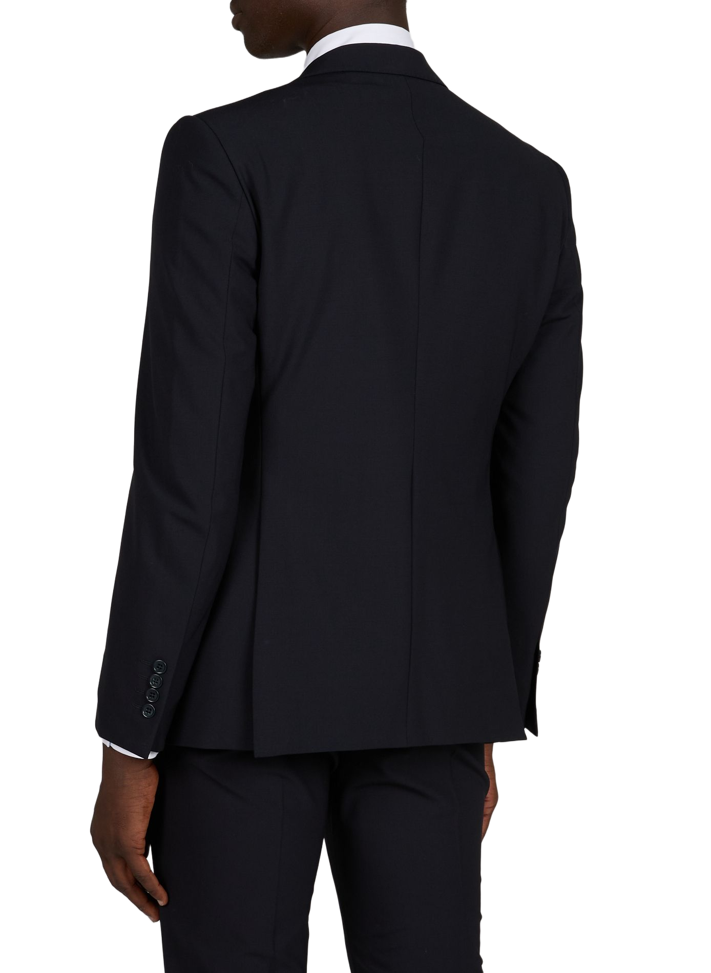 Two-piece suit in blended virgin wool EMPORIO ARMANI Blue