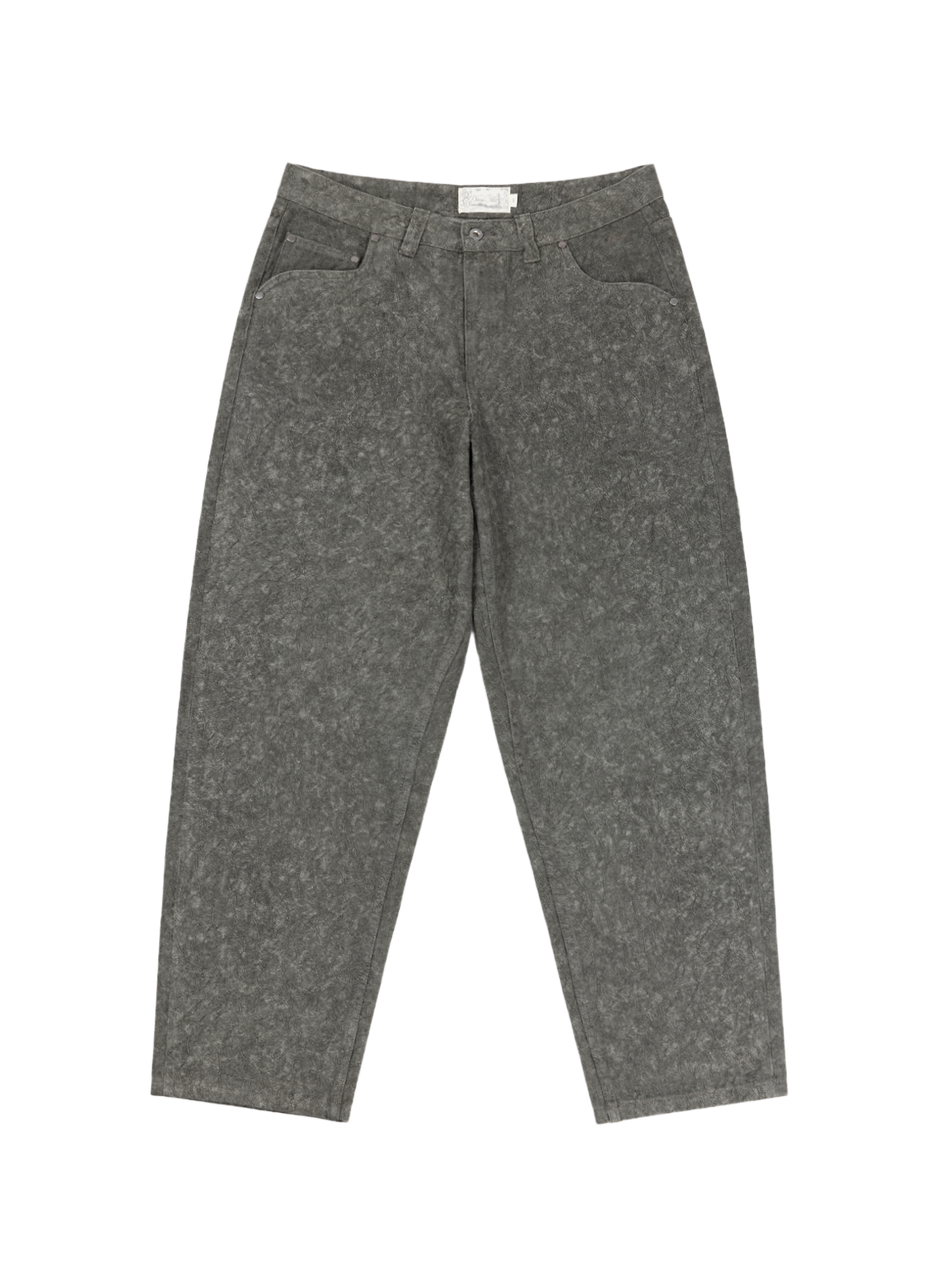 Wide-leg cotton jeans DIME Grey