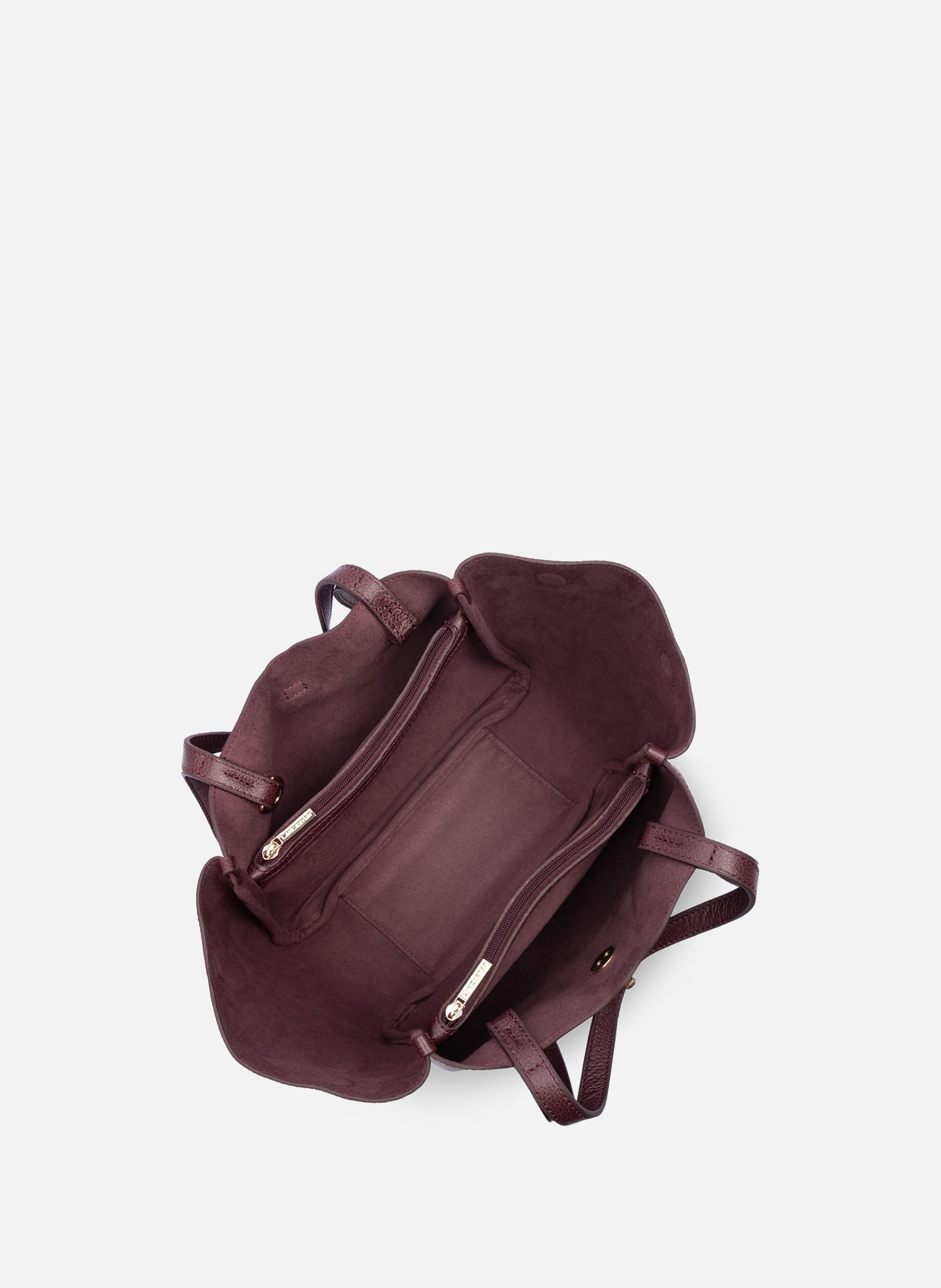 Sac cabas épaule - milano horizon LANCASTER Rouge