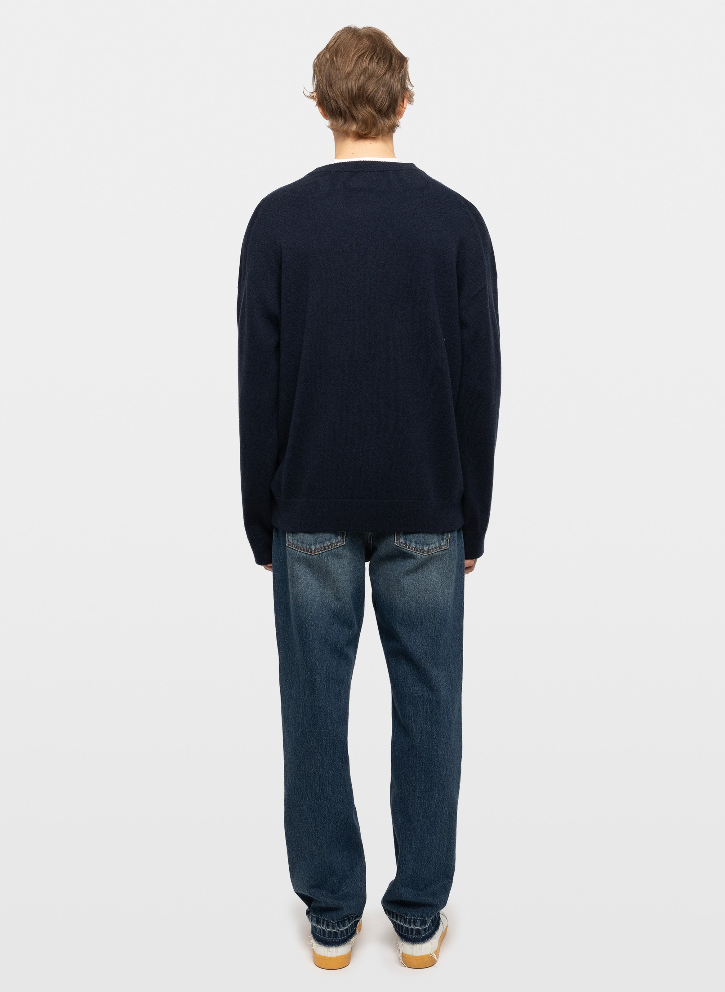 Rechte ronde hals trui van gemengde wol marko ZADIG&VOLTAIRE Blauw