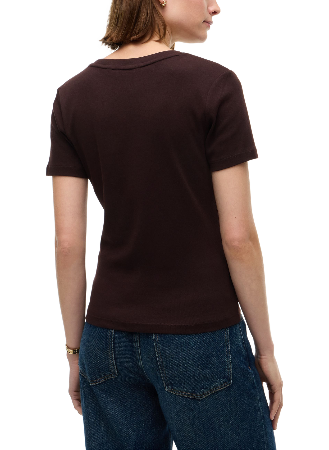 Classic Cotton T-Shirt TOMMY HILFIGER Brown