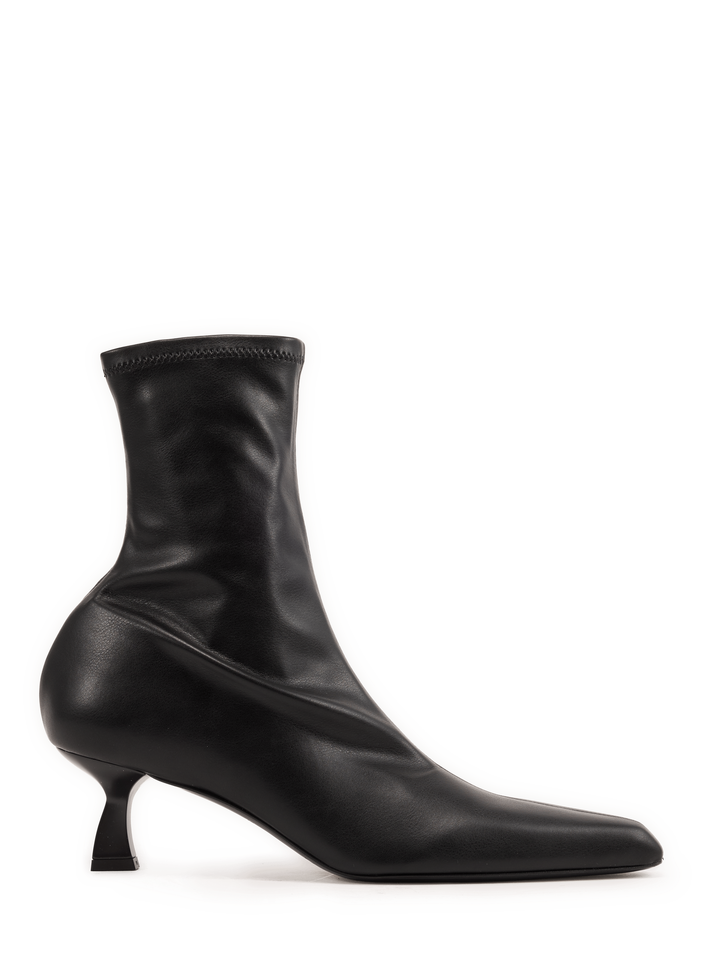 Kitten heels ankle boots NODALETO Black