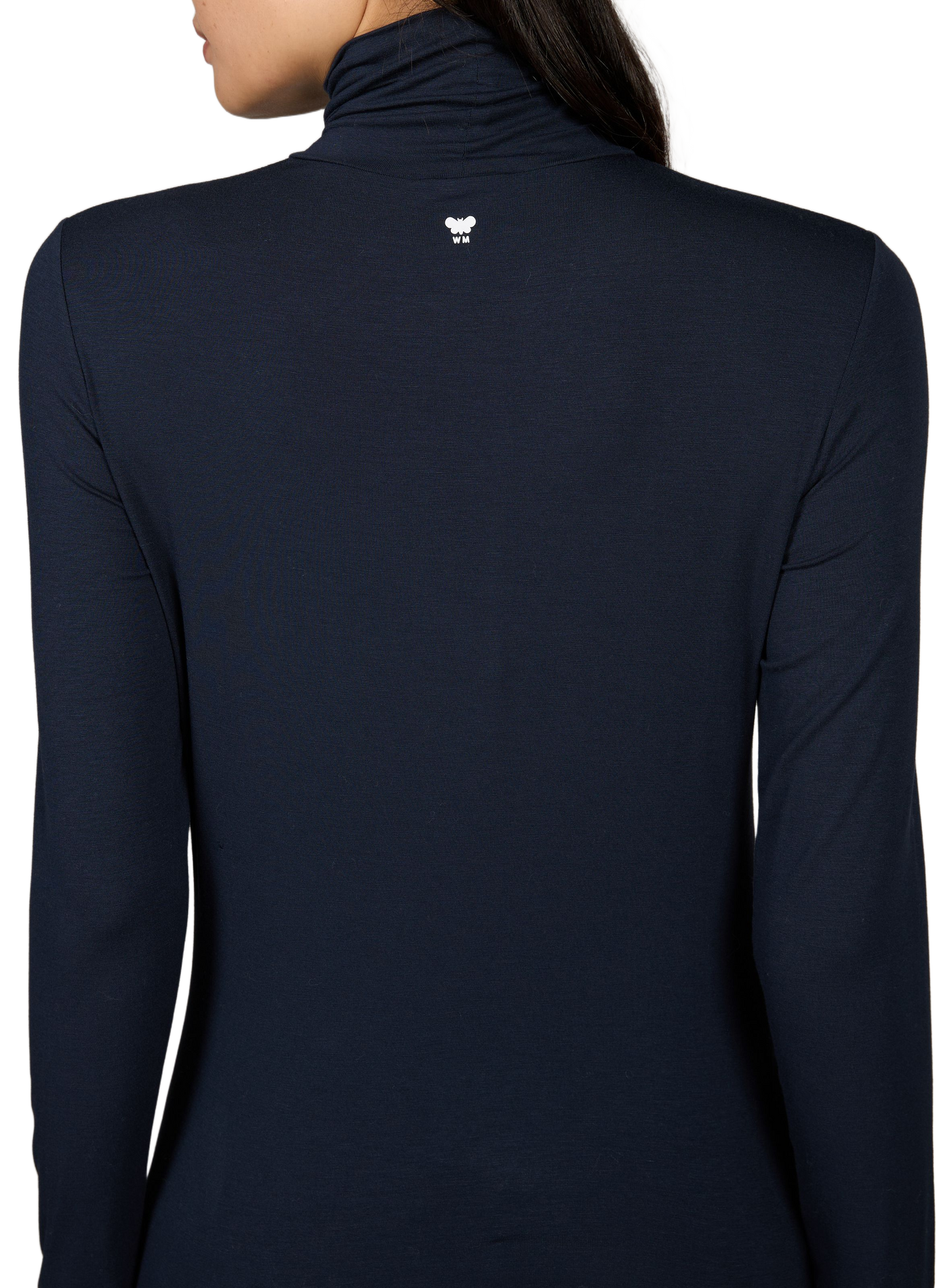 Tee-shirt moulant col roulé MAX MARA WEEK END Bleu