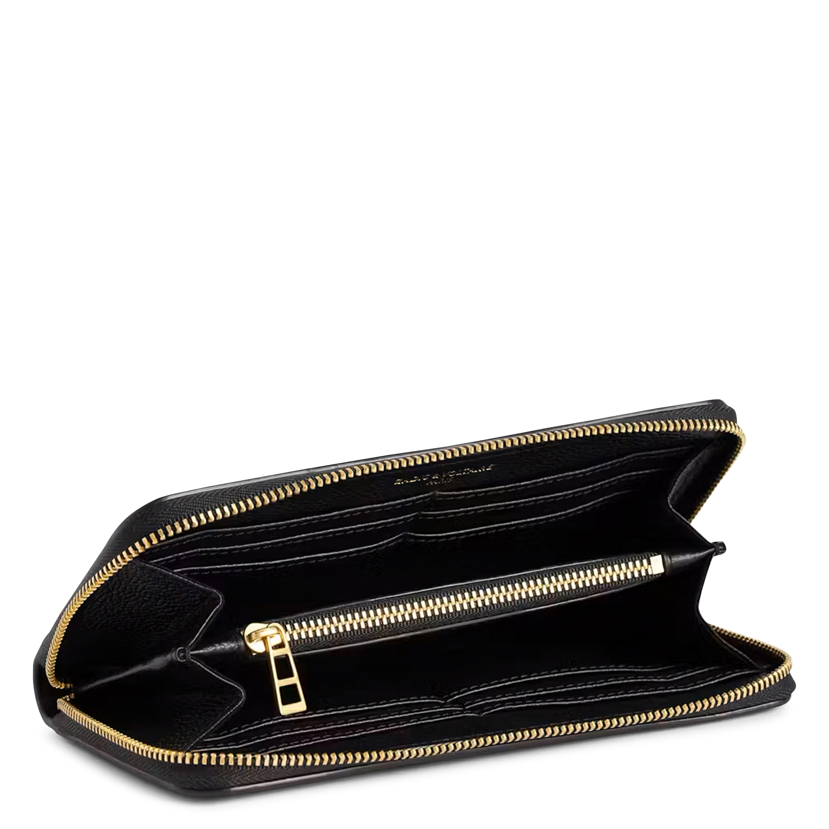 Portemonnee met python-effect in lederen compagnon ZADIG&VOLTAIRE Zwart