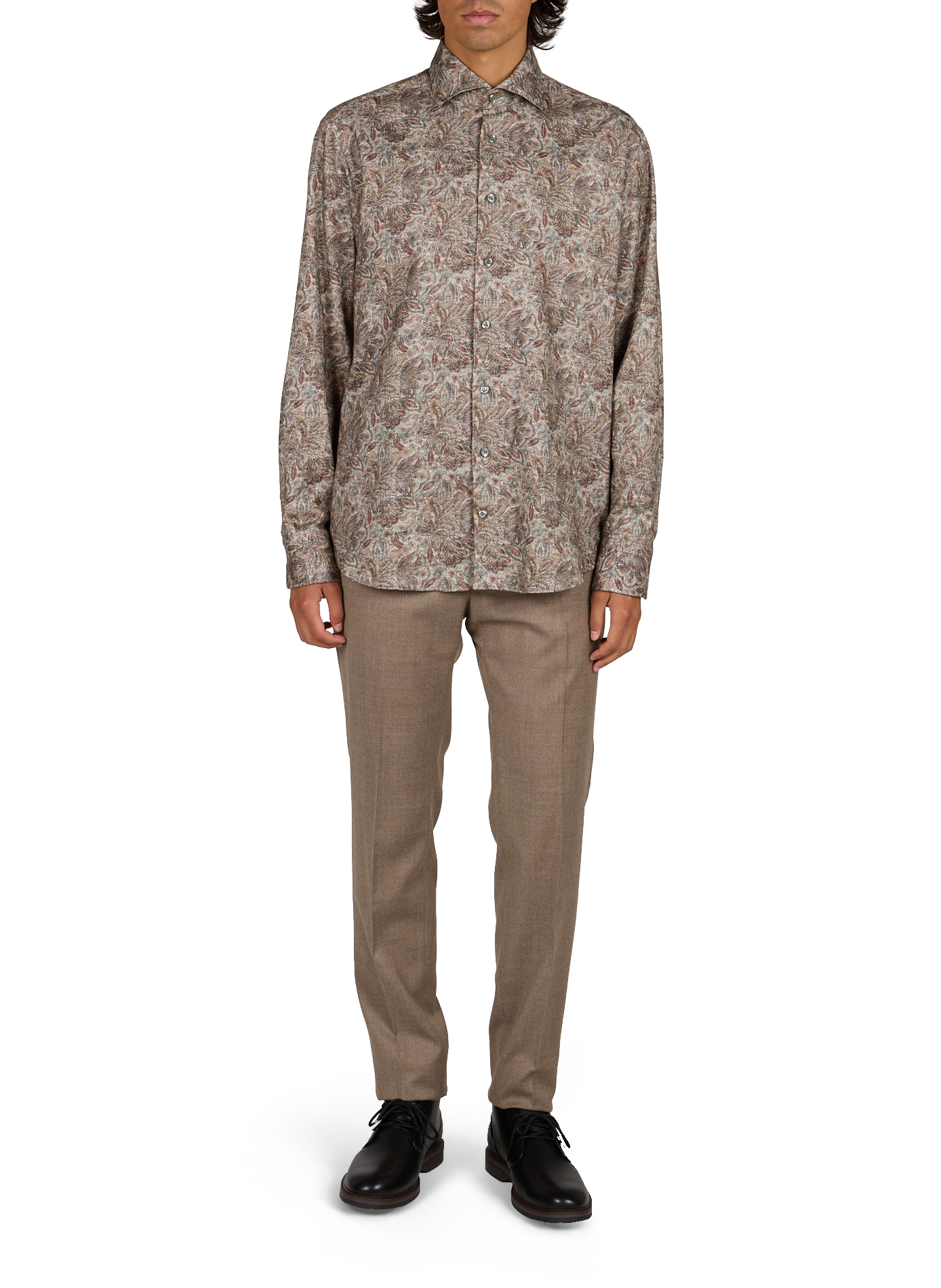 Slim-fit cotton shirt VAN LAACK Blue