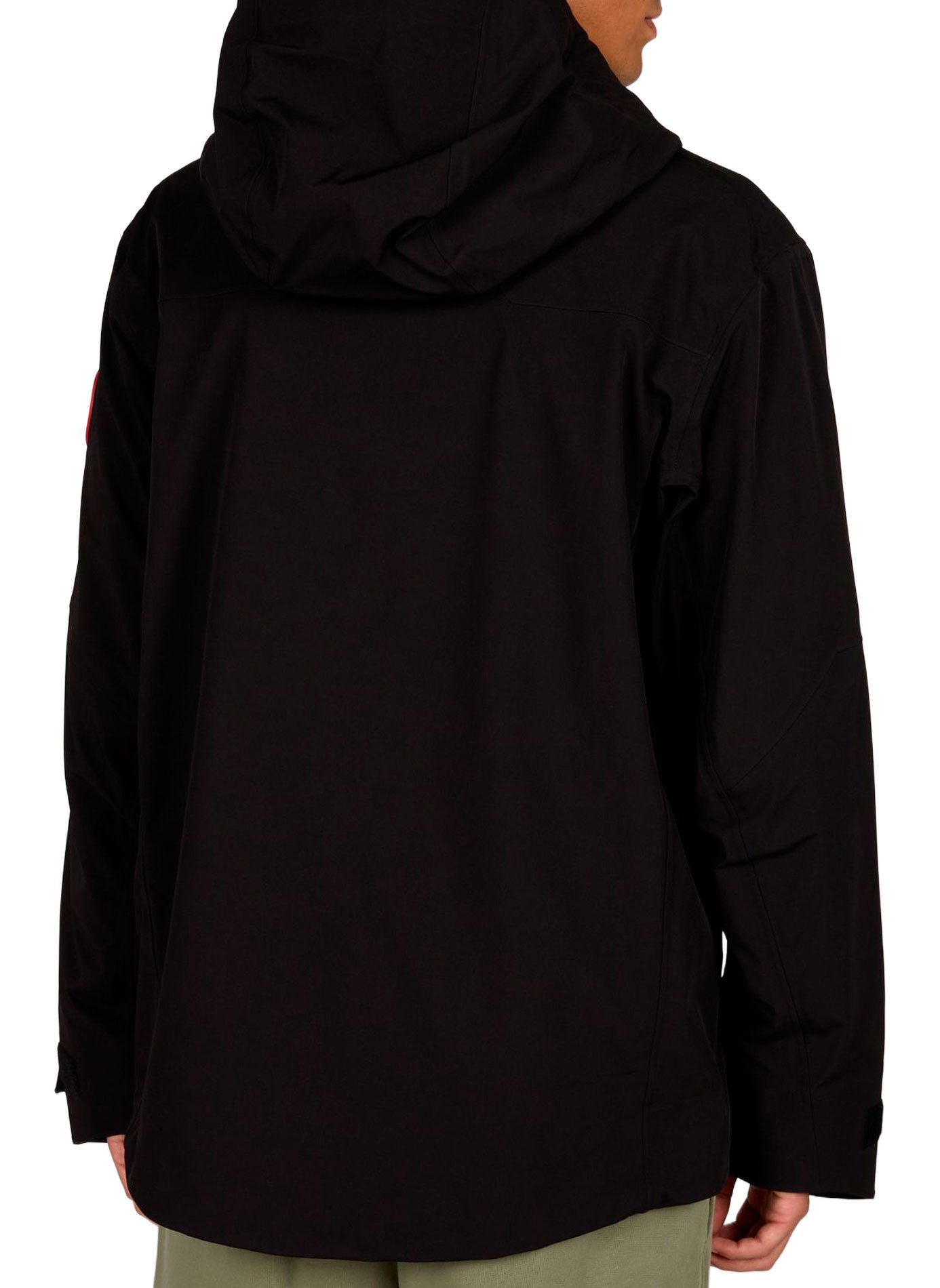 Rechte parka met capuchon CANADA GOOSE Zwart