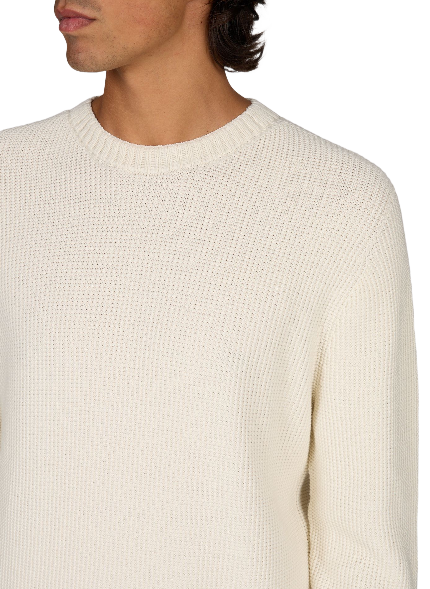 Straight Fréhel Organic Cotton Sweater CÉZEMBRE Beige