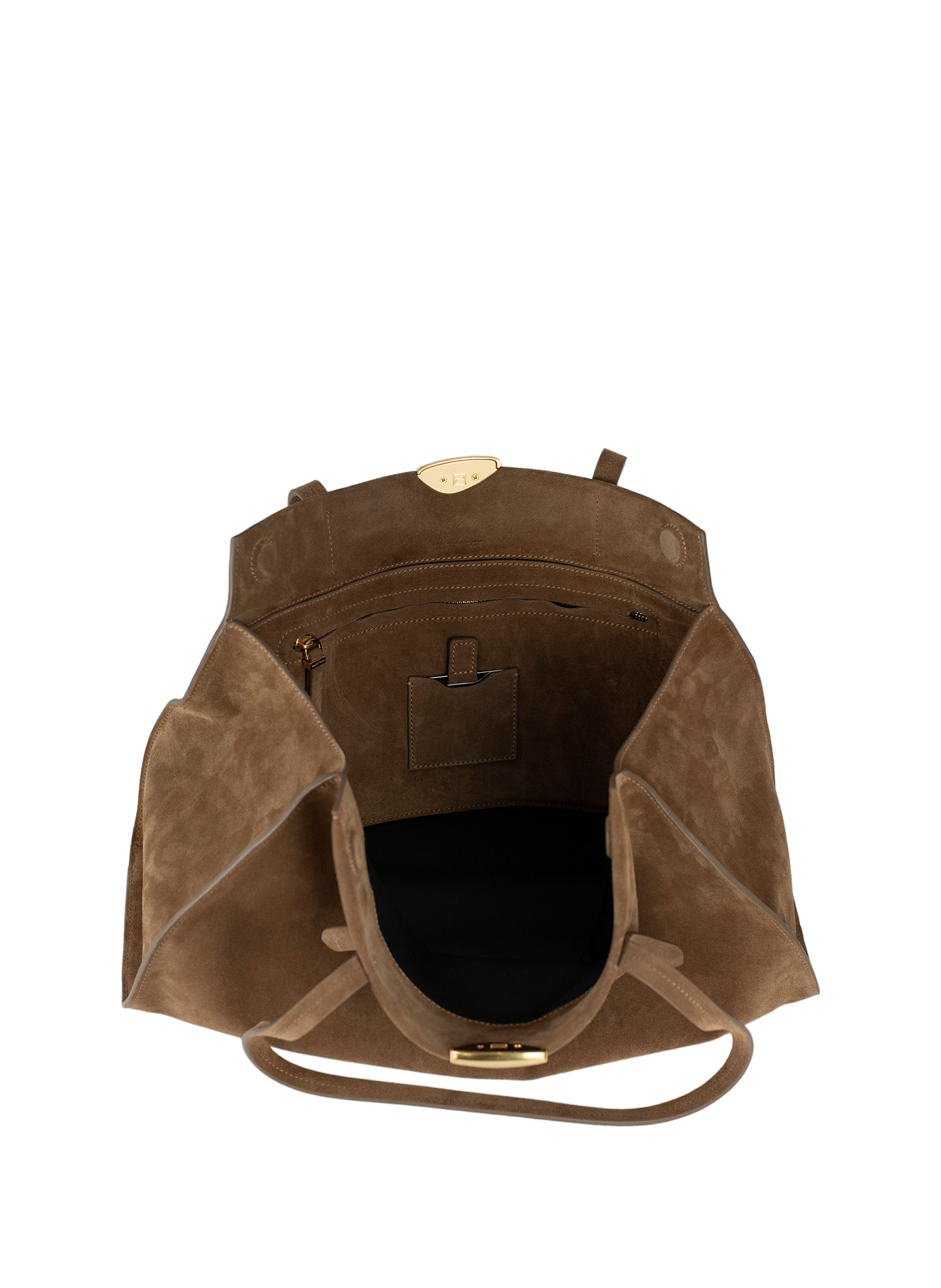 Noa Soft Tote calfskin tote bag MAISON MAESTOSO Brown