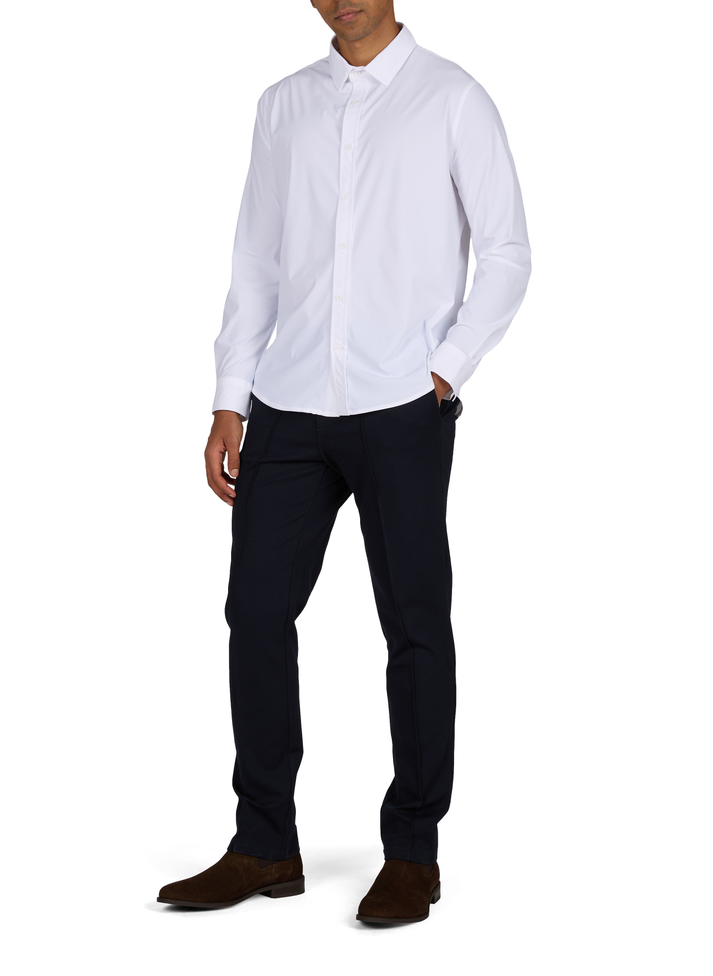 Chelsea Arbeitsstiefeletten aus Leder HACKETT Braun