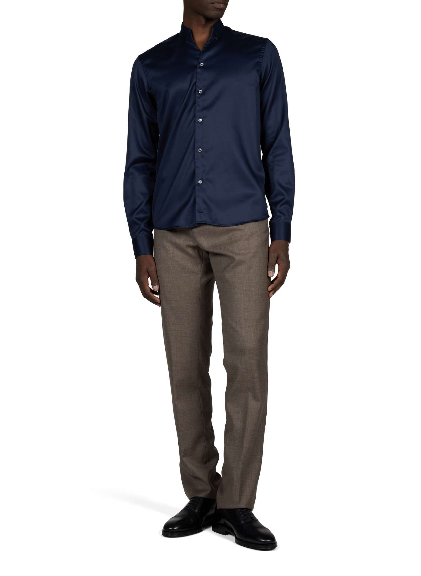 Chemise col classique manches contrastantes en coton VAN LAACK Blue