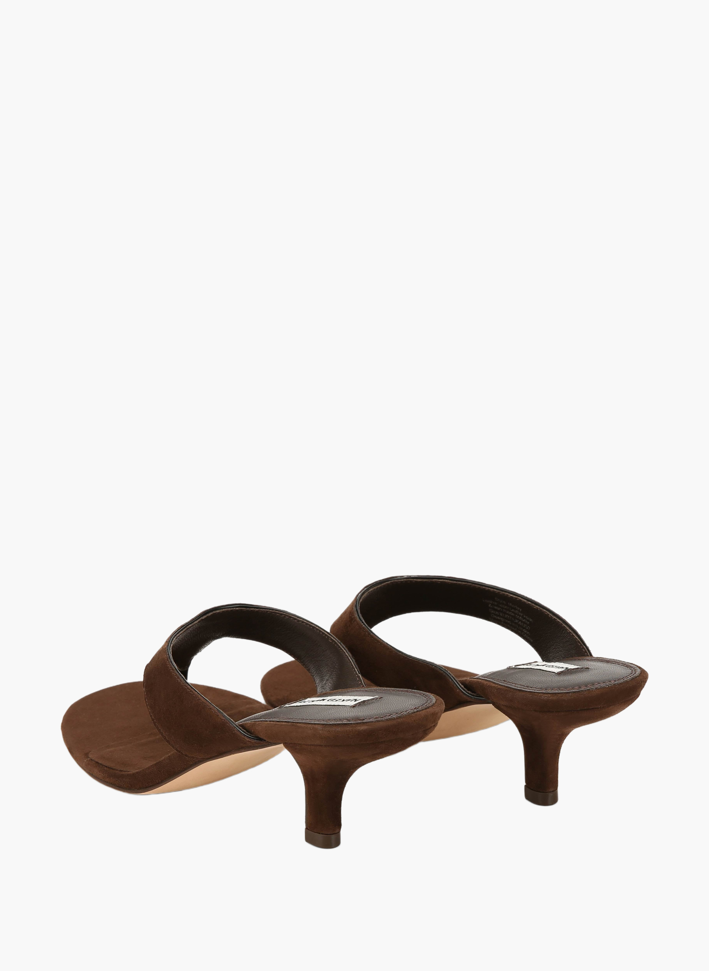 Marley Wildleder-High-Heels NAKED WOLFE Braun