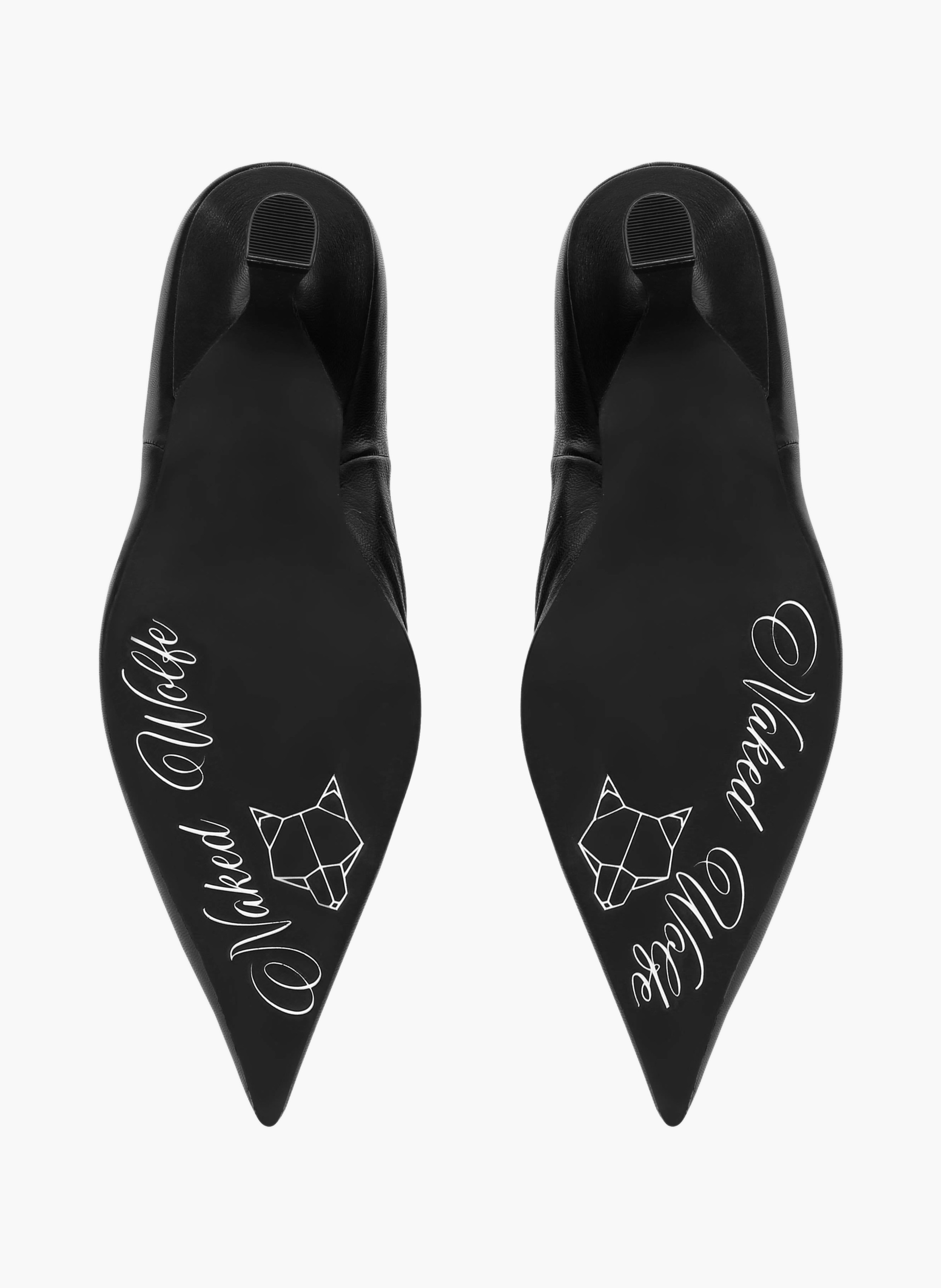 Bottines hadley en cuir NAKED WOLFE Noir