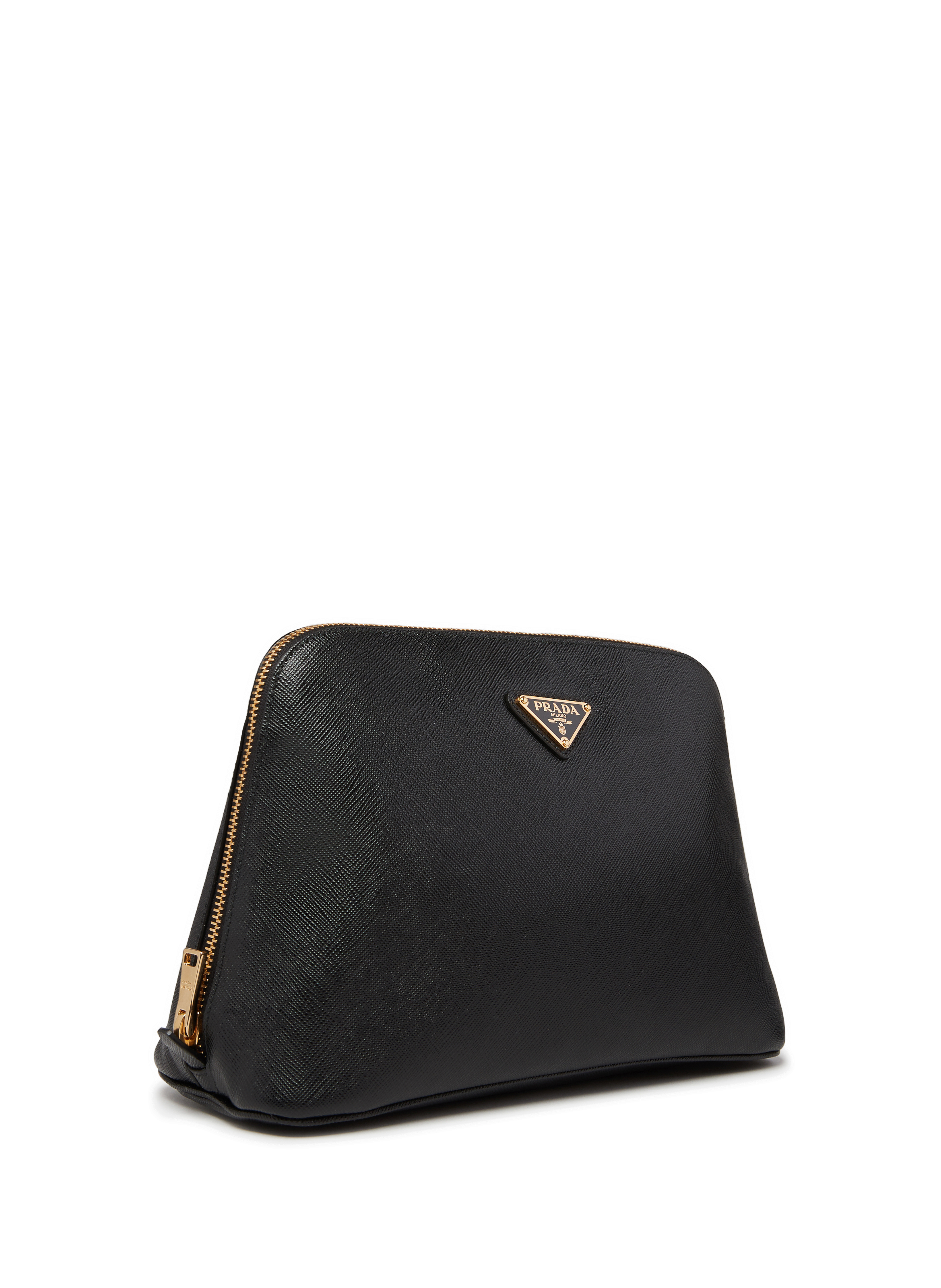 Trousse de voyage en cuir saffiano